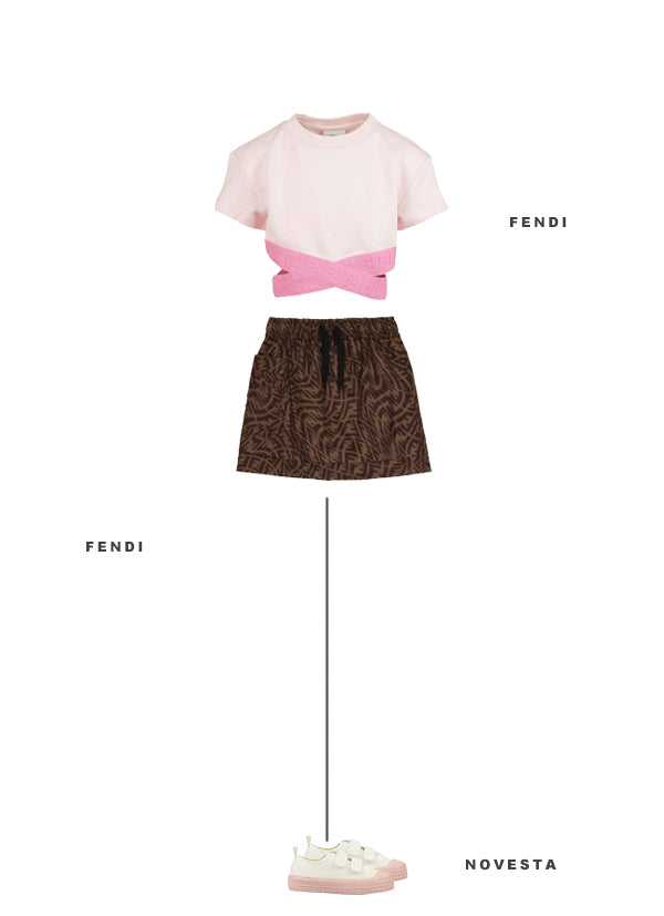 Girls Pink Cotton T-Shirts