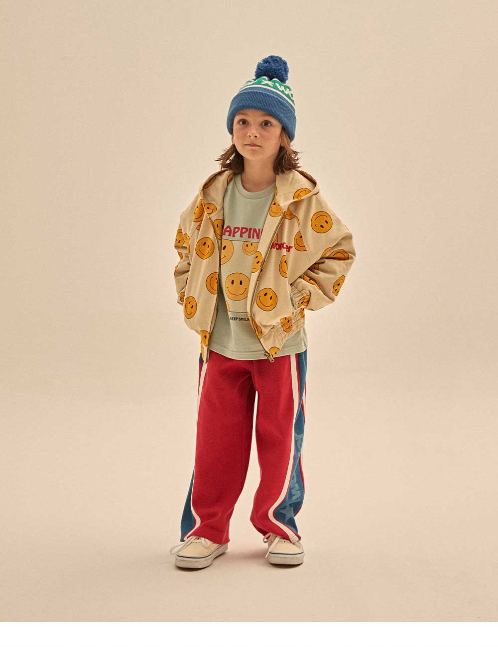 Boys & Girls Blue Printed Cotton T-Shirt