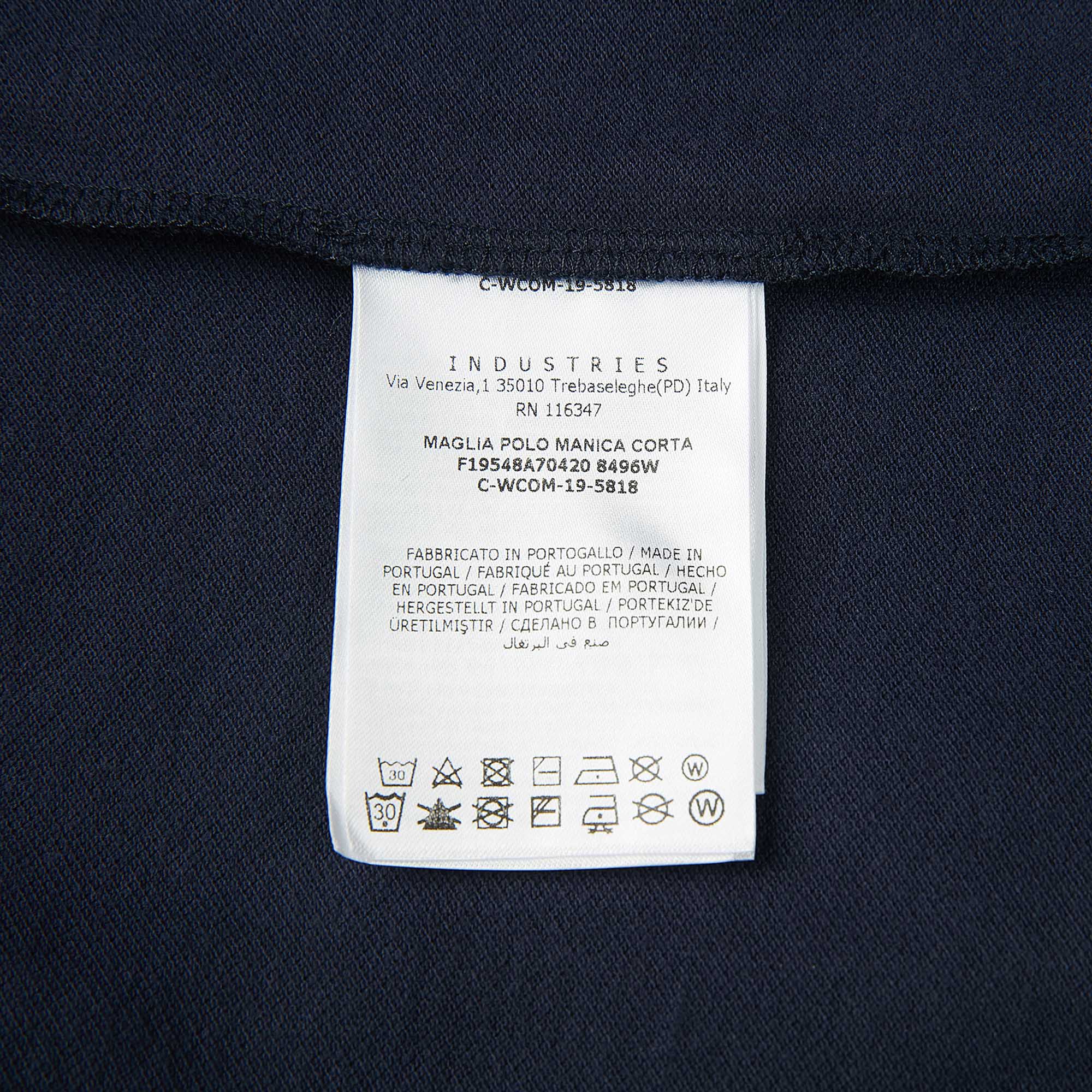 Boys Blue Cotton Polo Shirt
