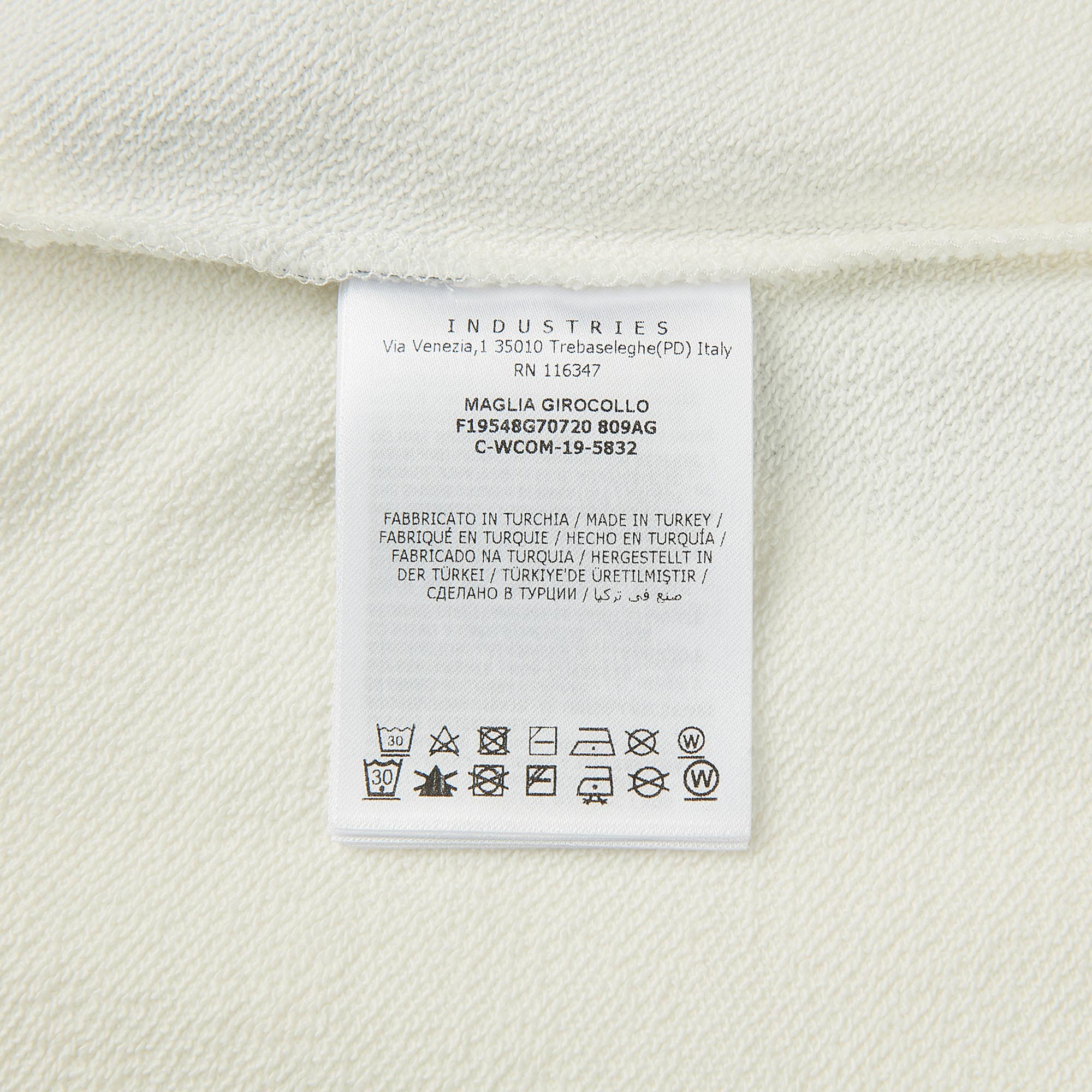 Boys White Cotton Top