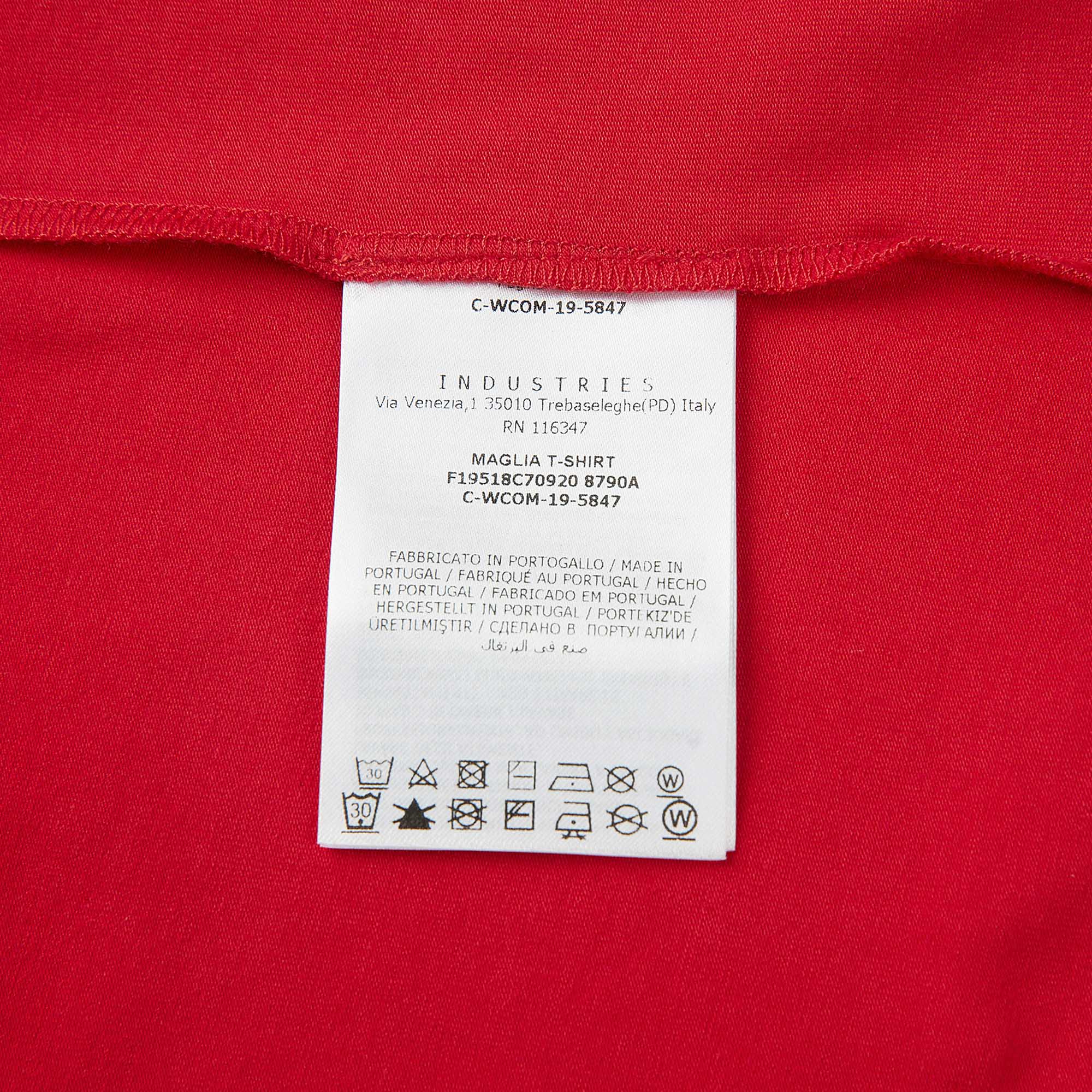 Baby Boys Red Cotton T-shirt