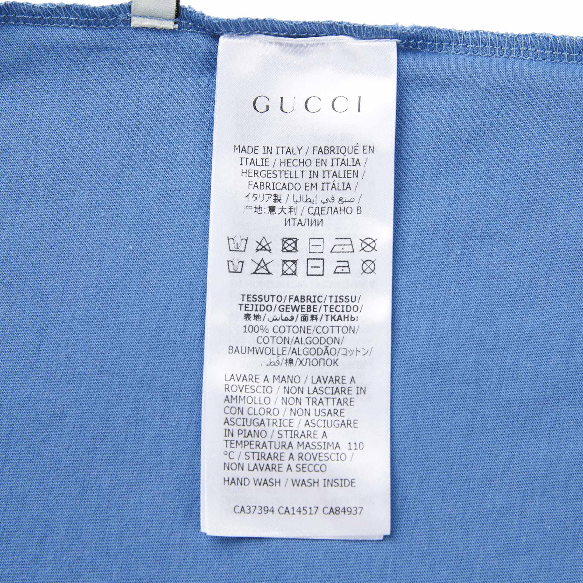 Boys Blue Cotton T-shirt