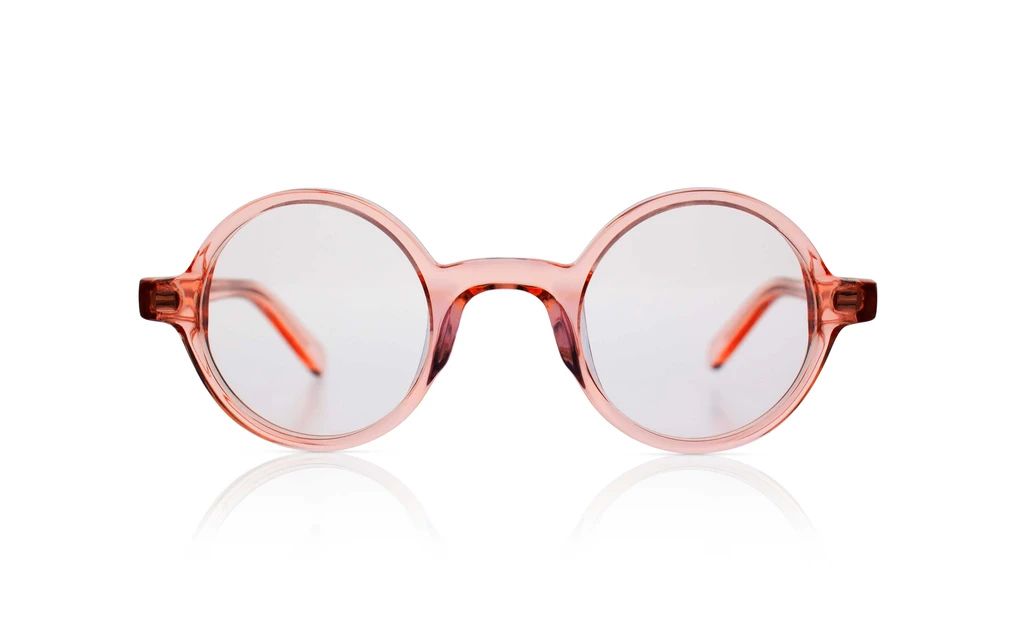 'Harry' 透明粉色防蓝光眼镜
