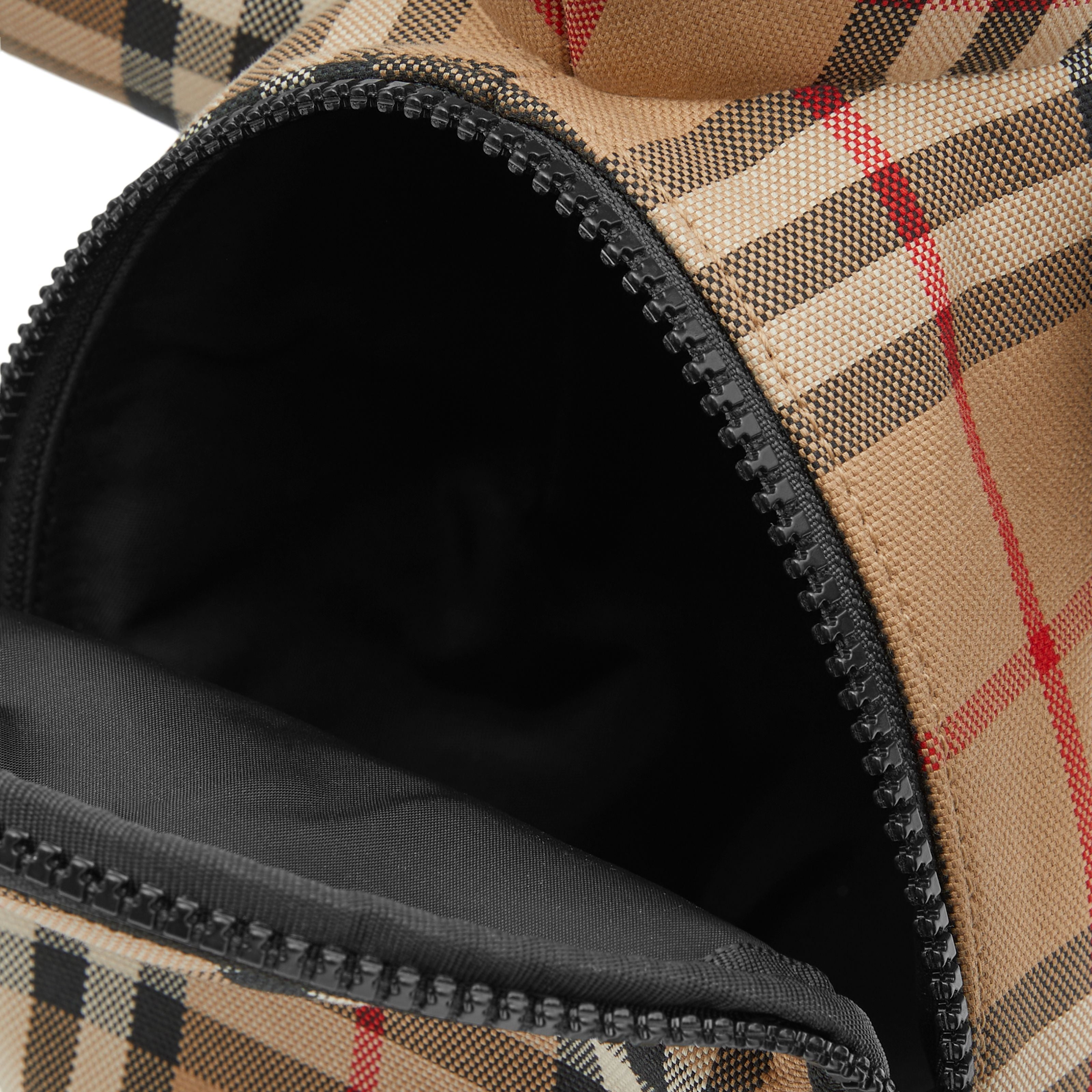 Boys & Girls Beige Check Bear Backpack