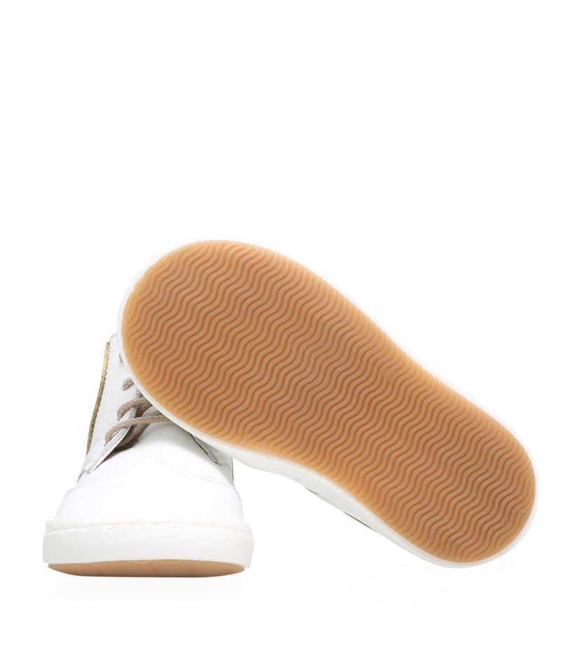 Boys White 'Hermes Wings' High-top Leather Boots - CÉMAROSE | Children's Fashion Store - 3