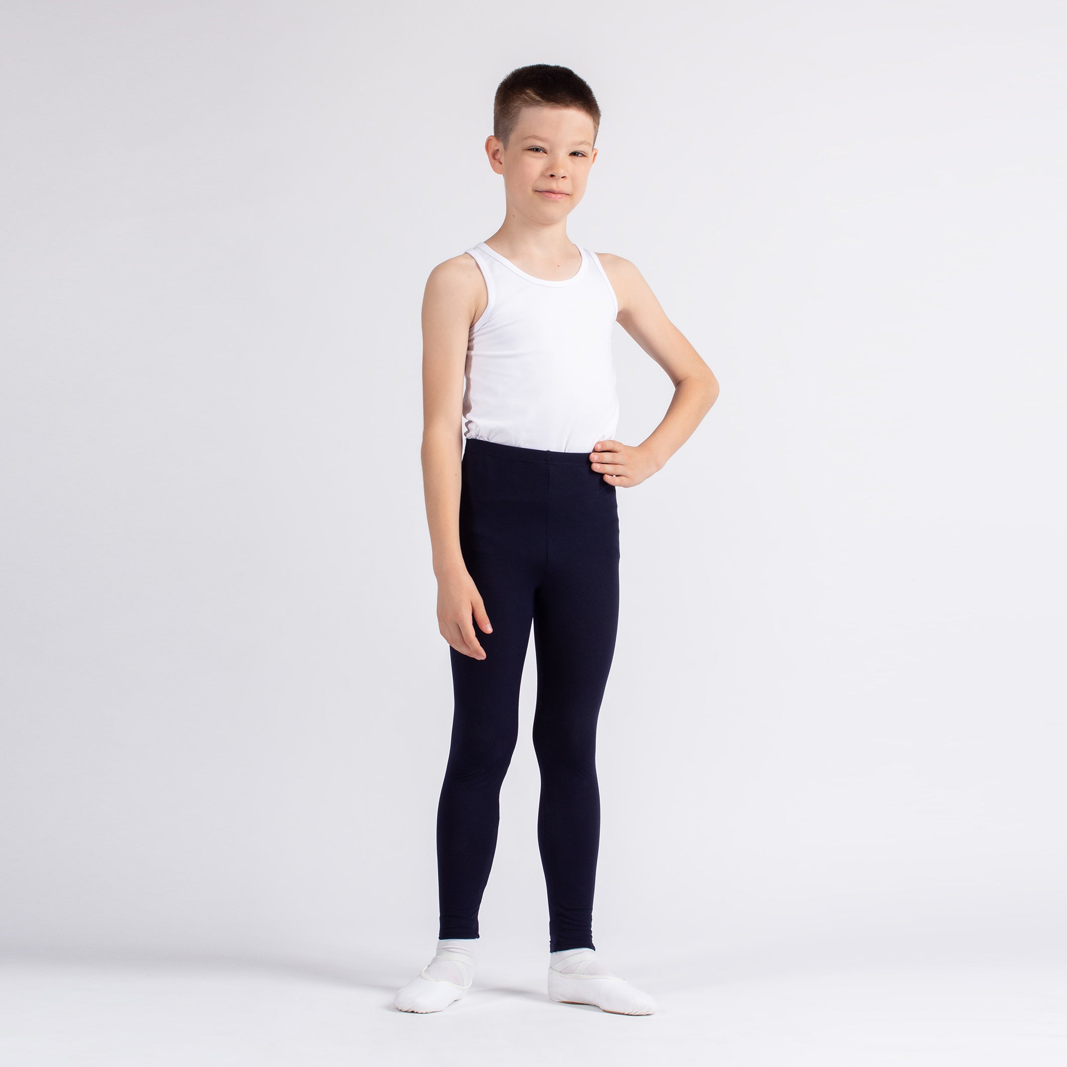 Boys Dark Navy Leggings