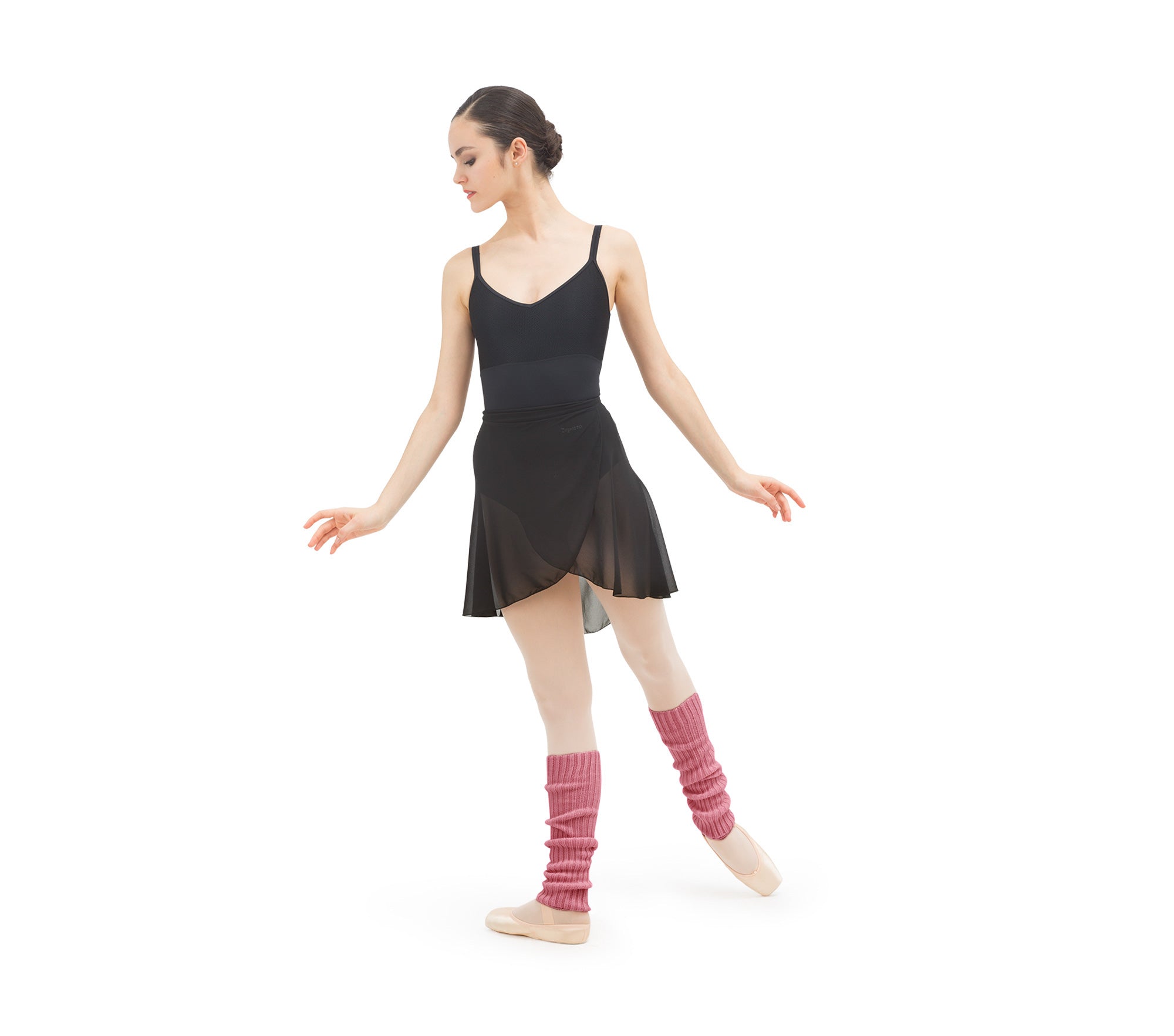Girls Light Pink Ballet Puttees