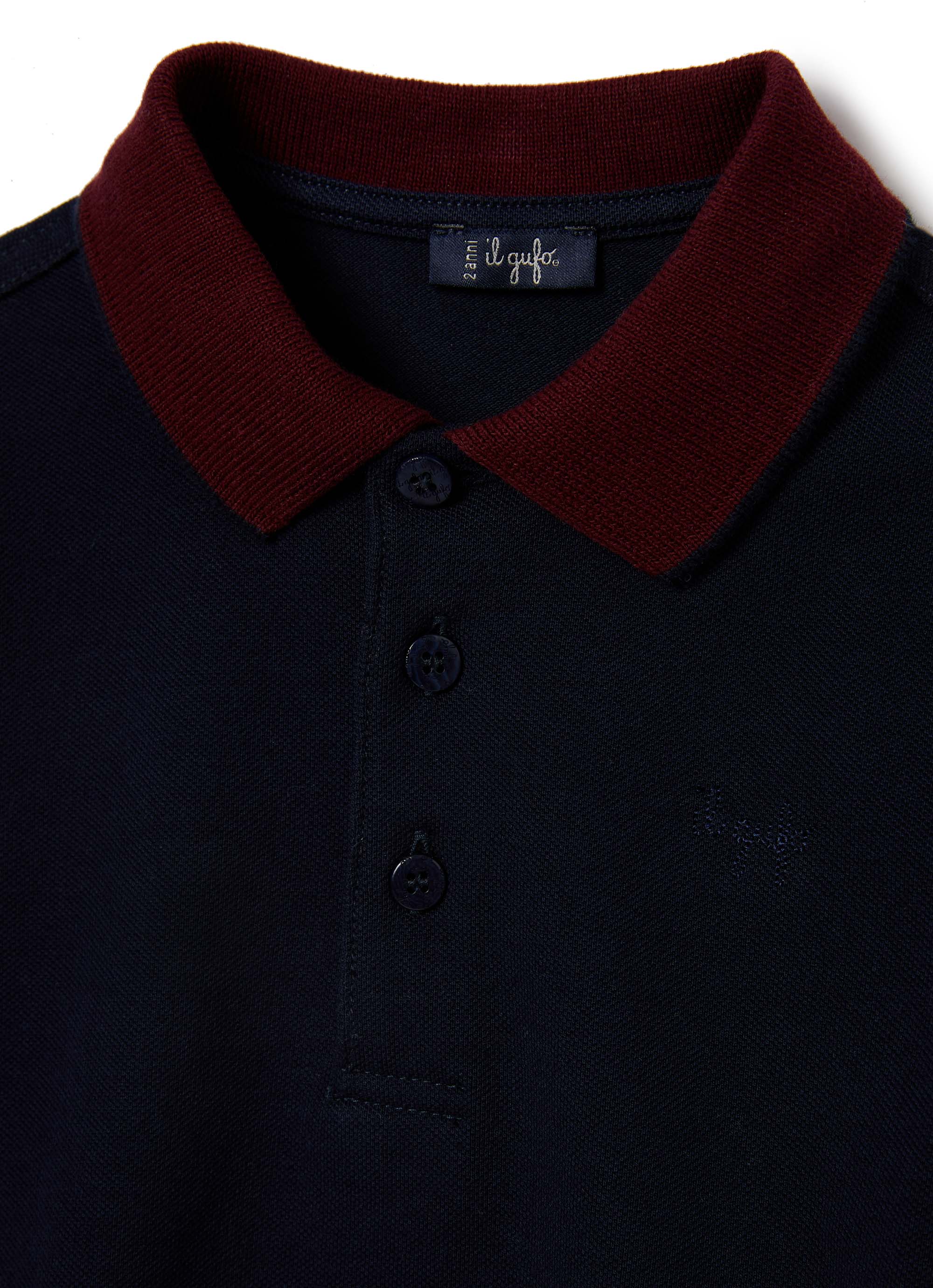 Boys Blue Cotton Poloshirt