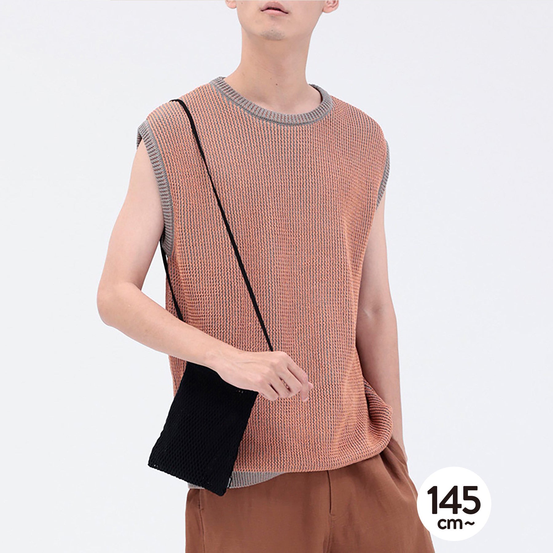 Boys & Girls Orange Knit Vest