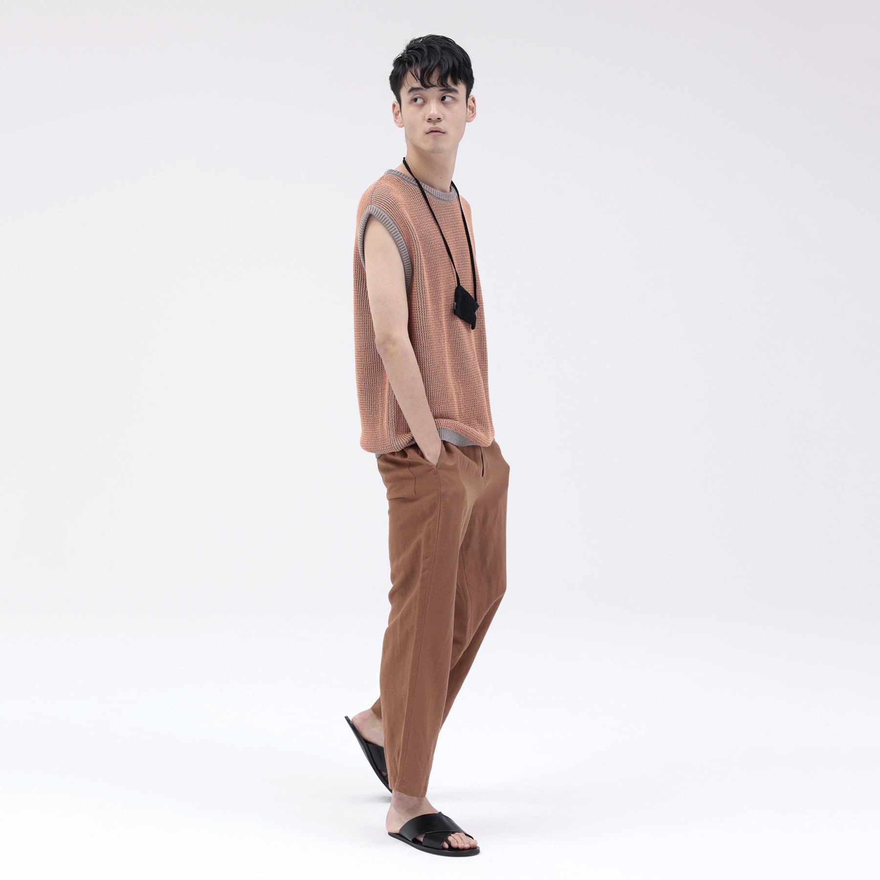 Boys & Girls Orange Knit Vest