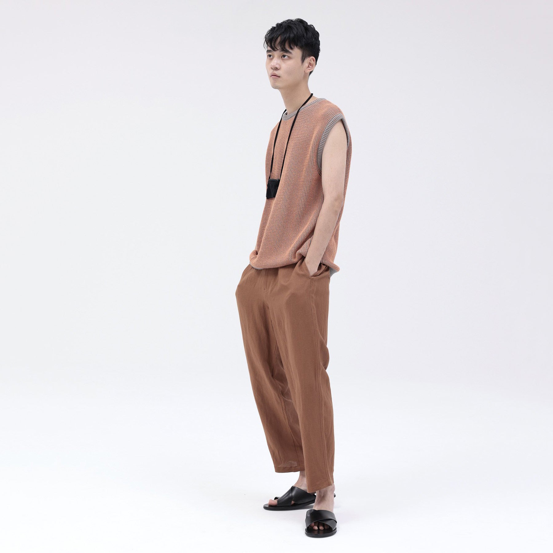 Boys & Girls Orange Knit Vest