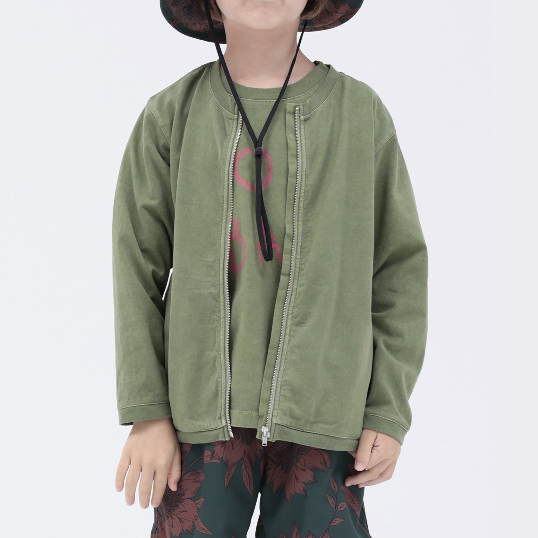 Boys & Girls Green Cotton Cardigan