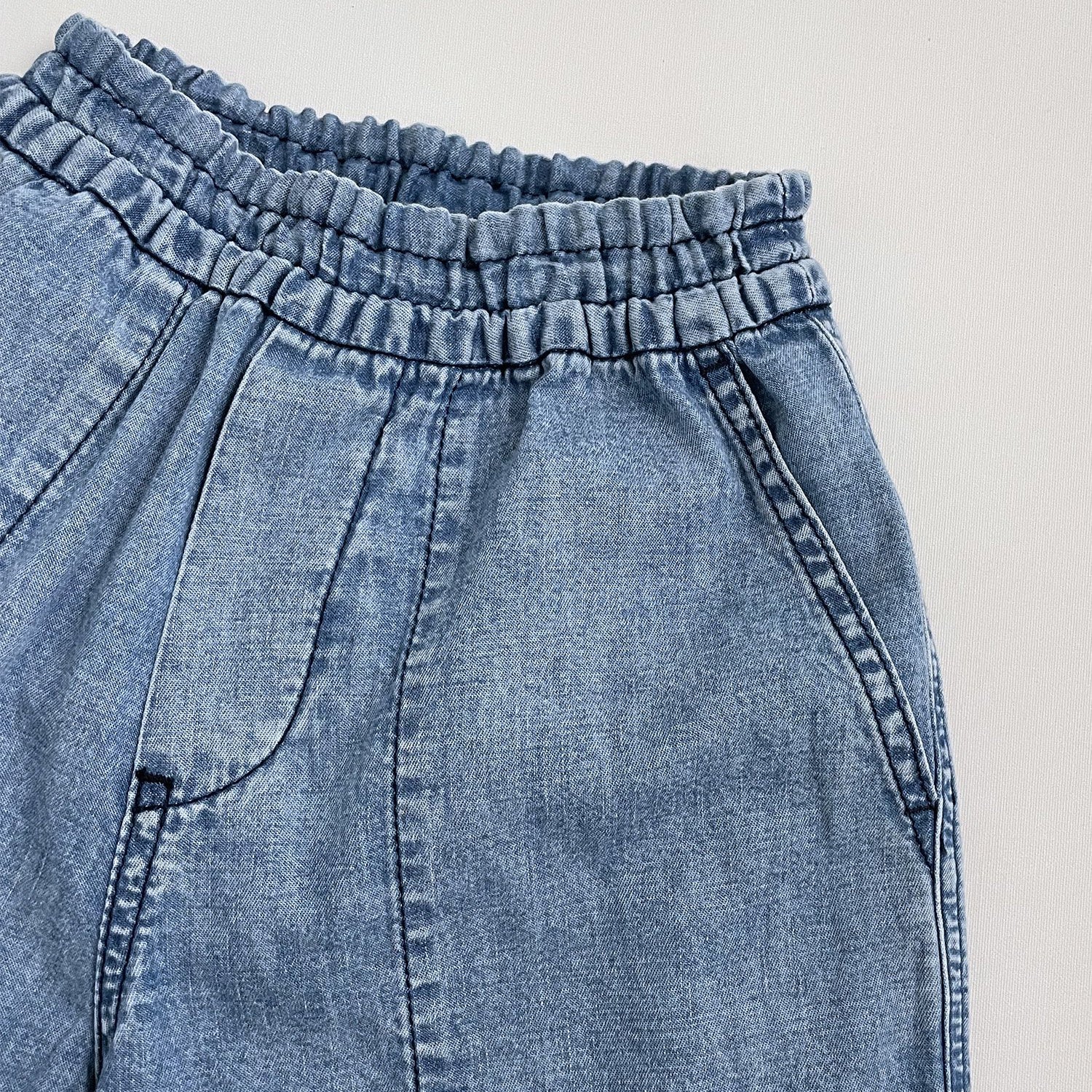 Boys & Girls Blue Denim Shorts