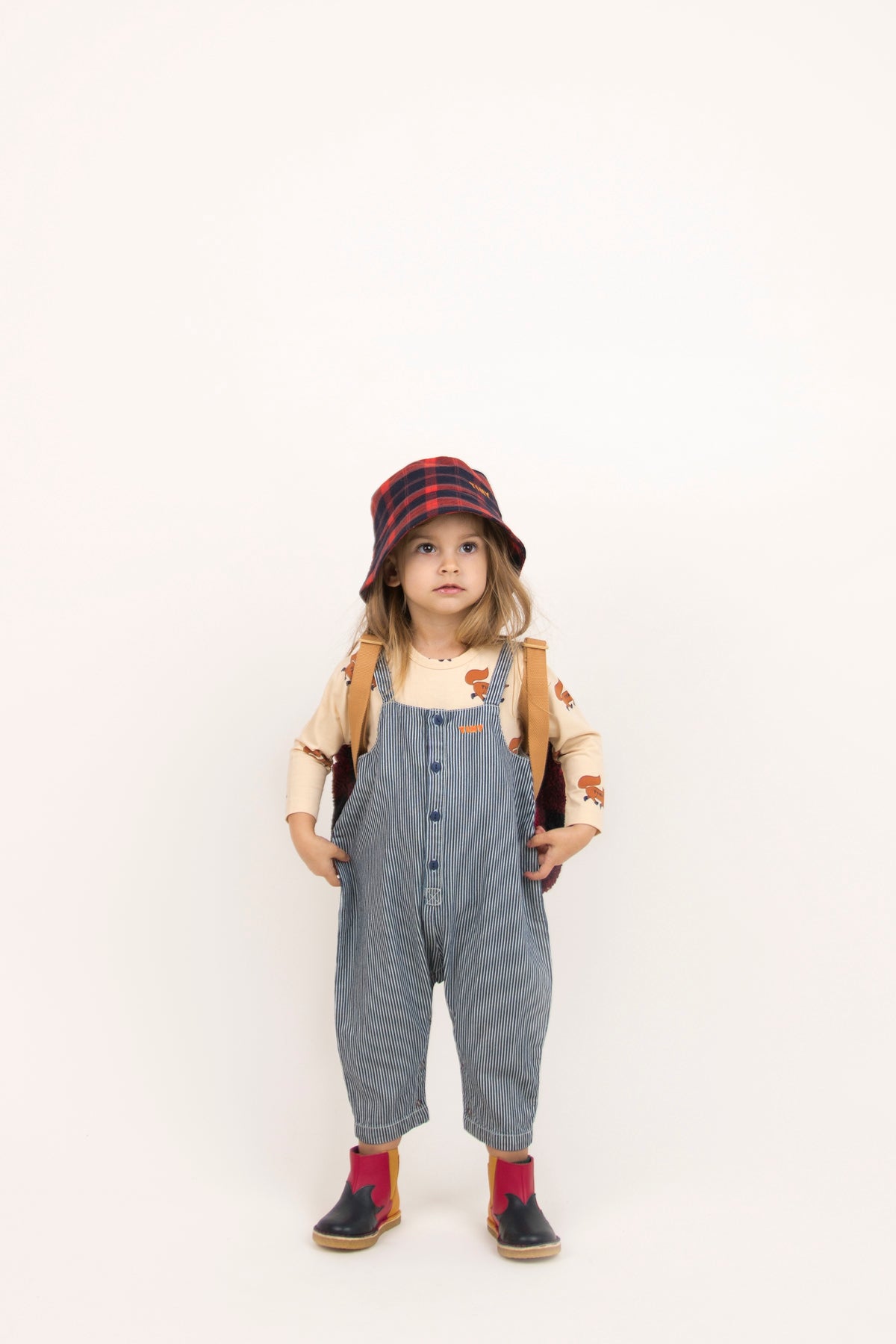 Baby Boys & Girls Stripe Denim Cotton One Piece Romper