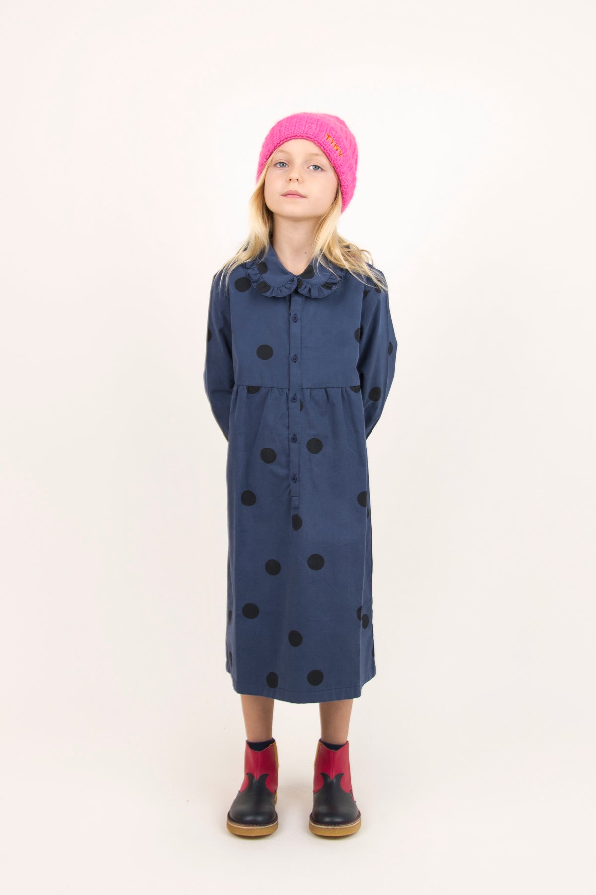 Boys & Girls Bubble Gum Logo Beanie