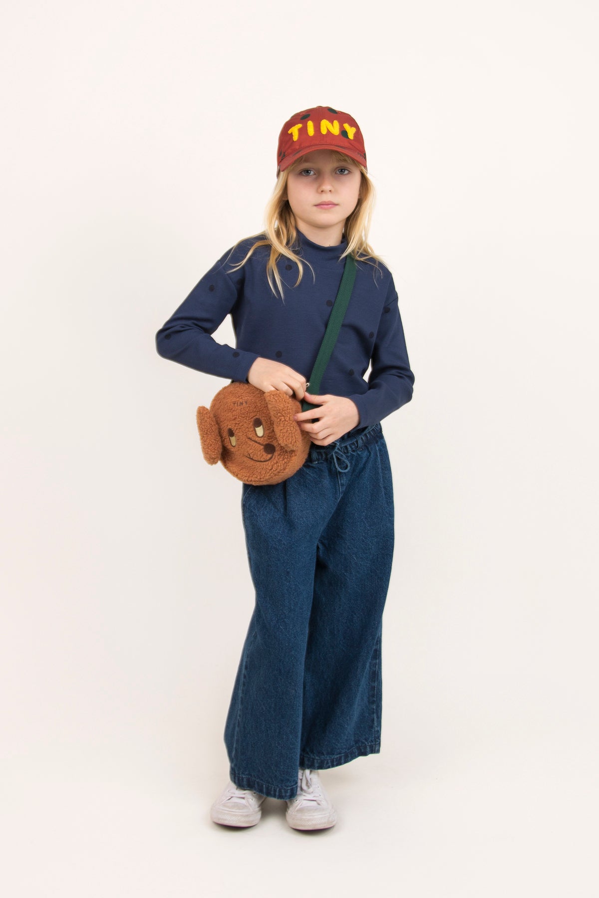 Boys & Girls Brown "TINY DOG" Bag