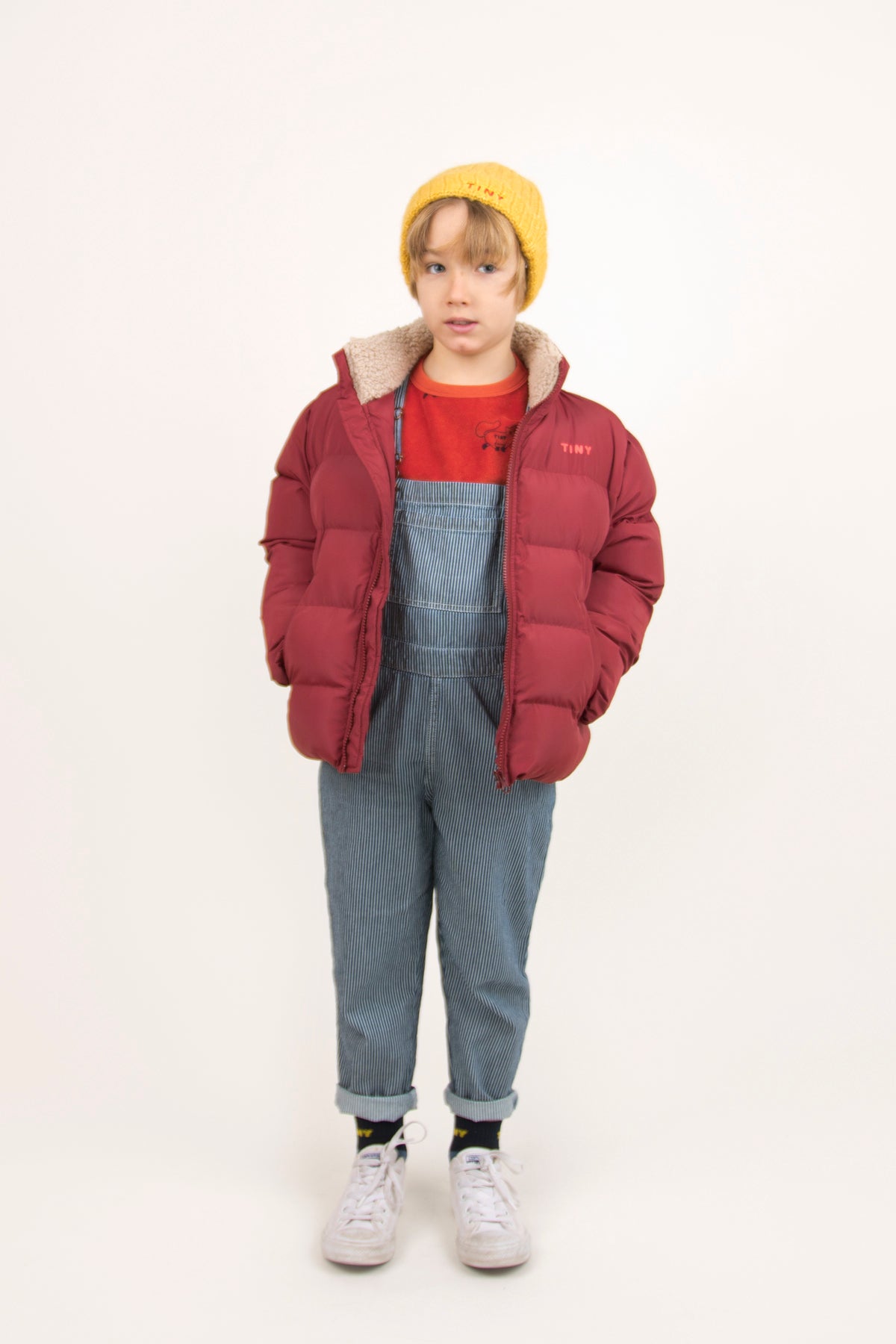 Boys & Girls Yellow Logo Beanie