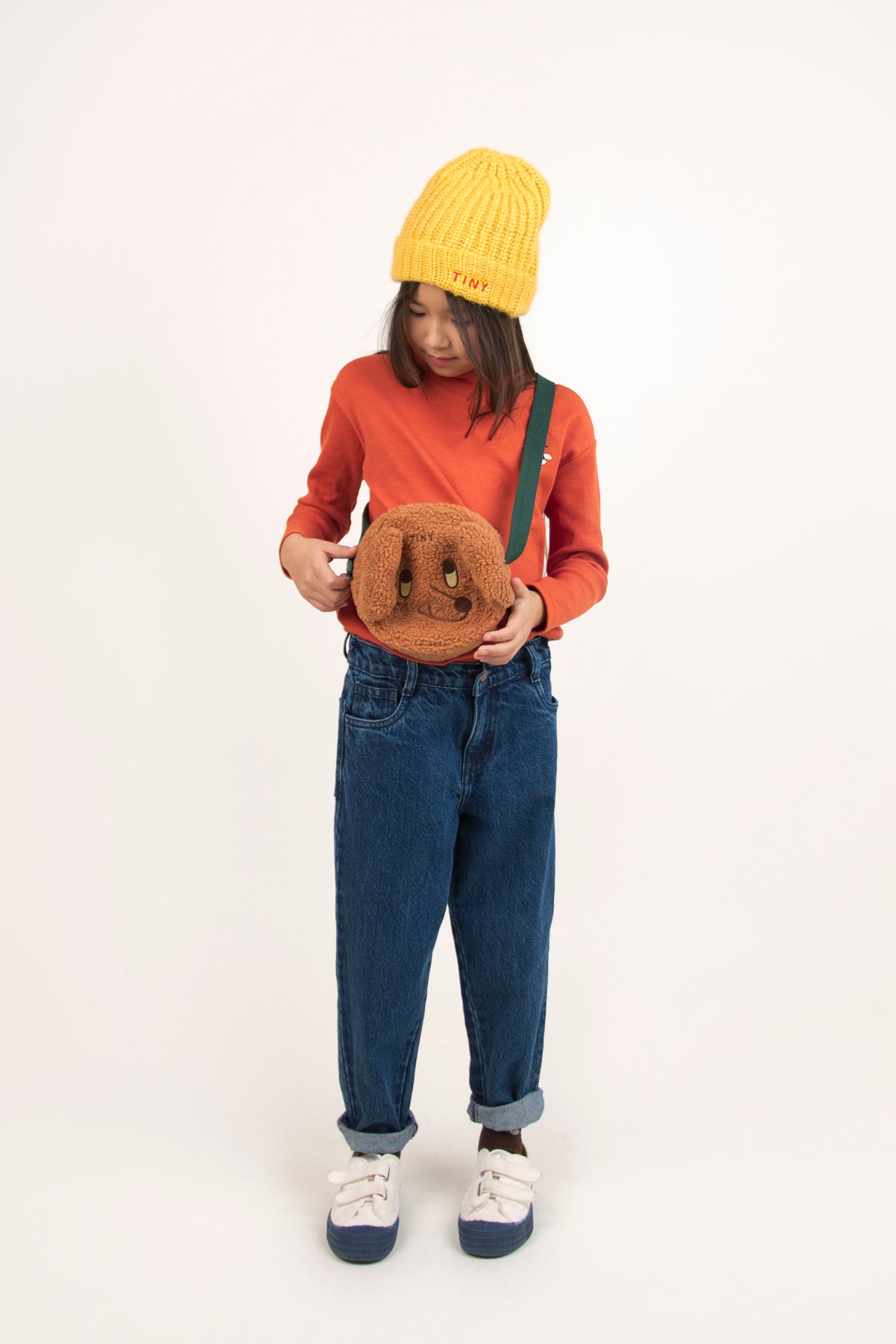 Boys & Girls Yellow Logo Beanie