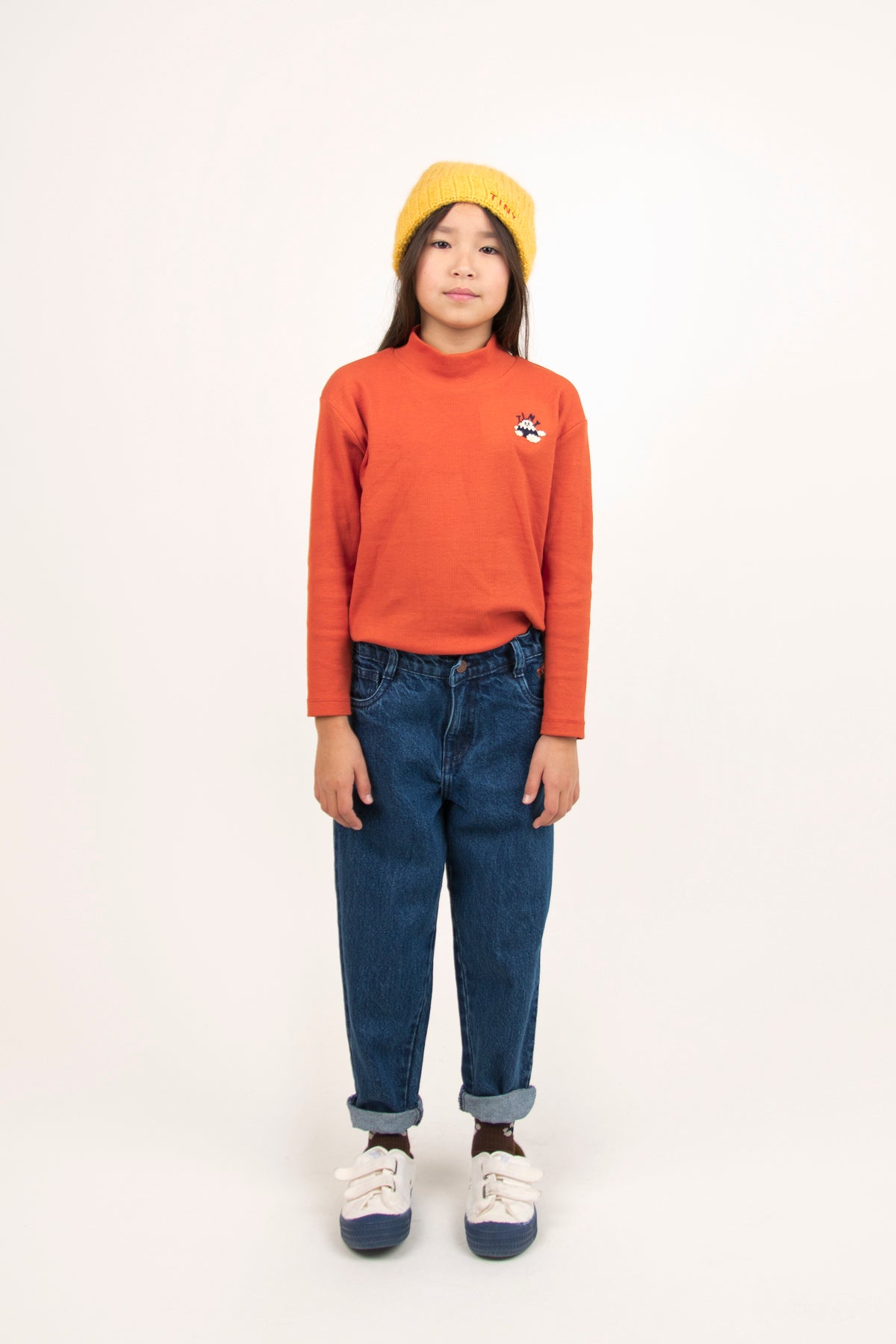 Boys & Girls Yellow Logo Beanie