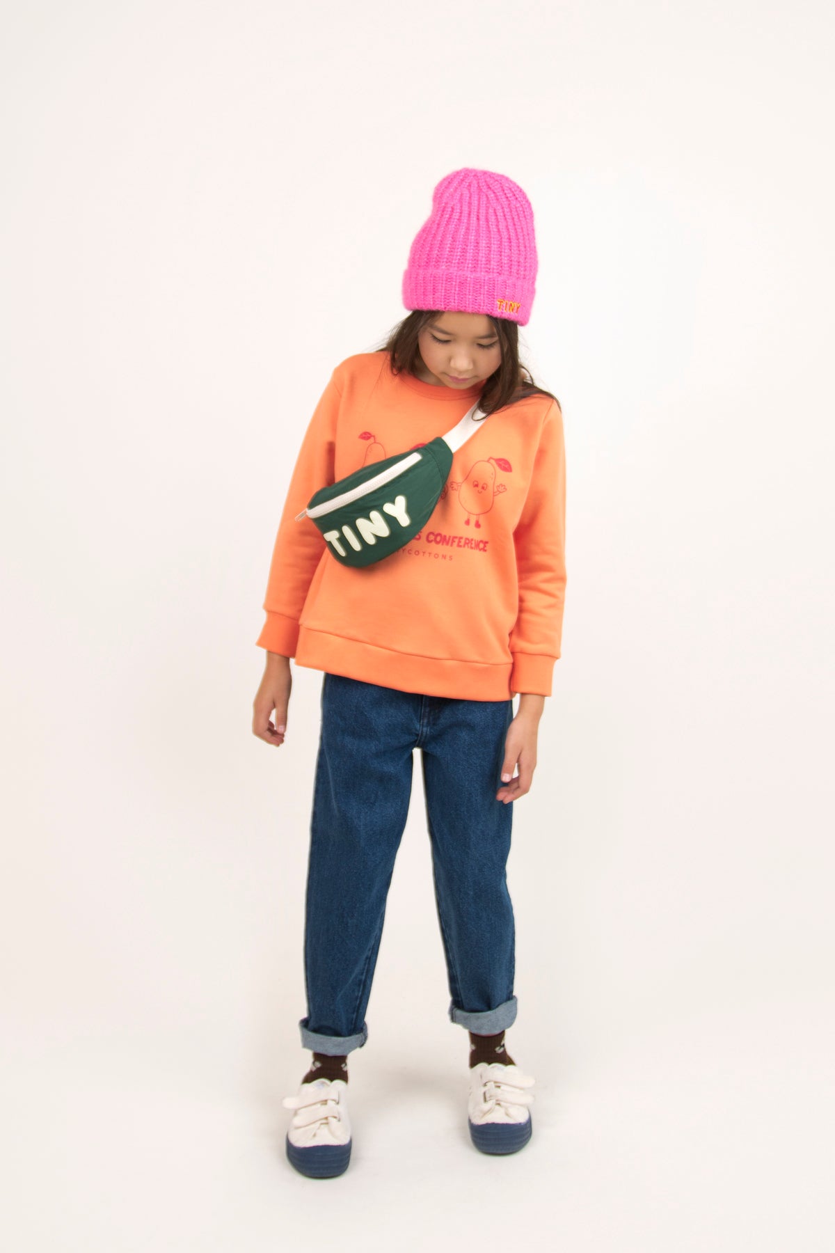 Boys & Girls Bubble Gum Logo Beanie
