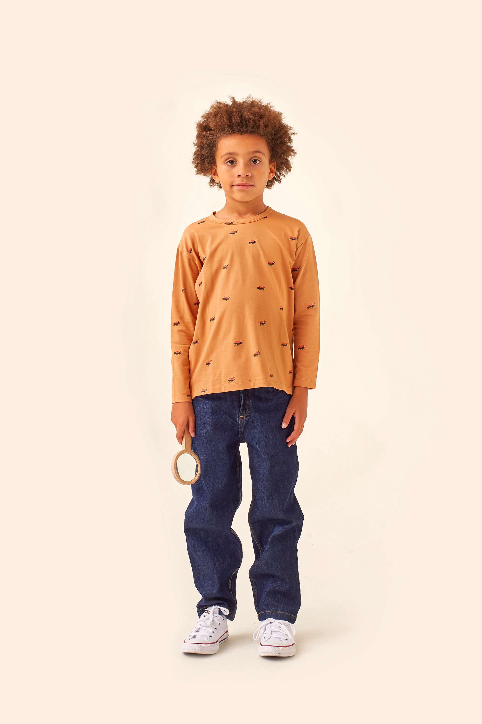 Boys & Girls Navy Denim Trousers