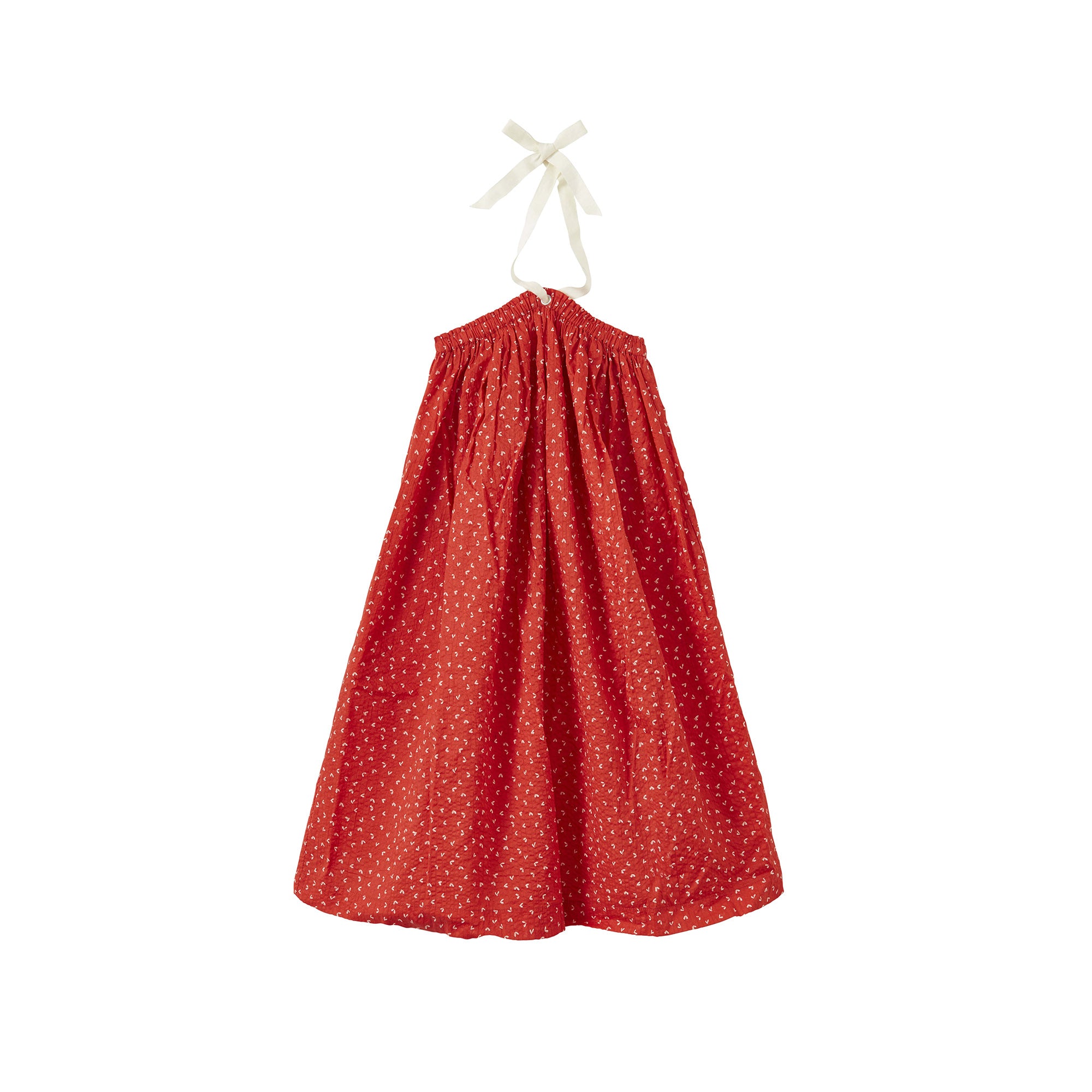 Girls Red Dots Cotton Dress