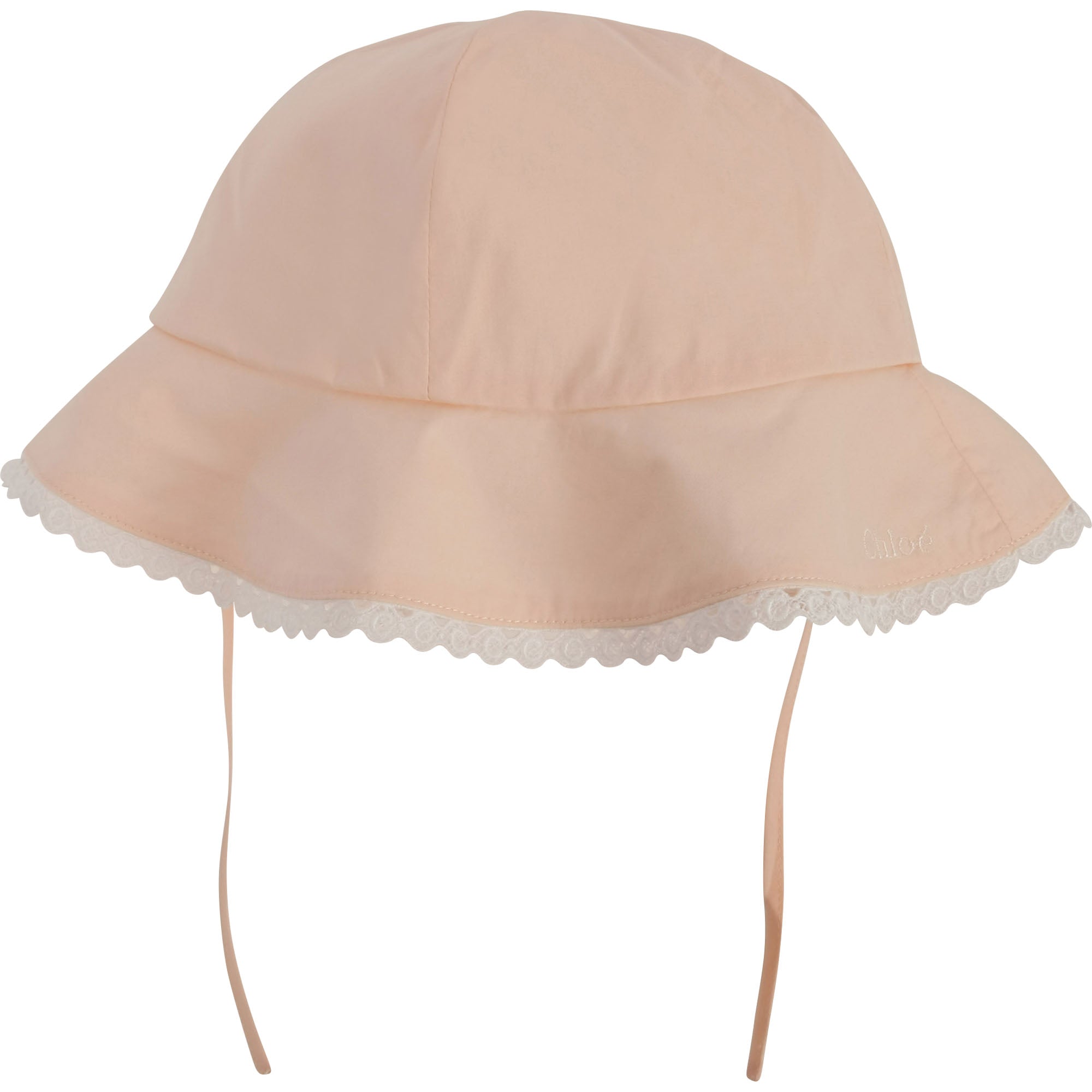 Chapeau en coton rose pour bébés filles
