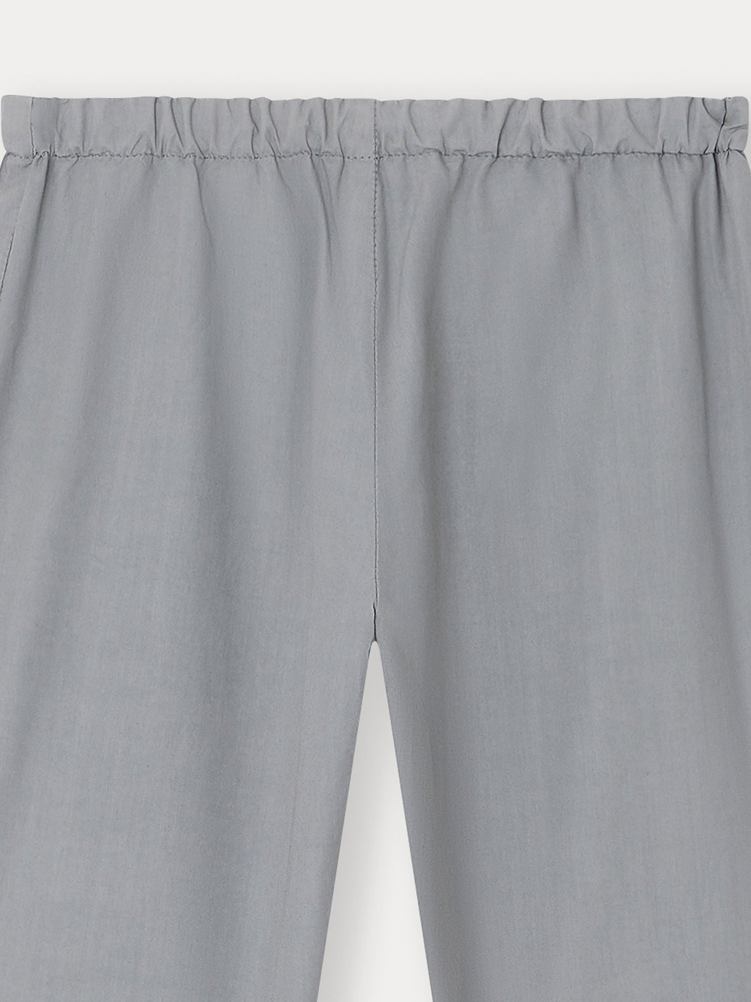 Baby Boys Grey Cotton Trousers