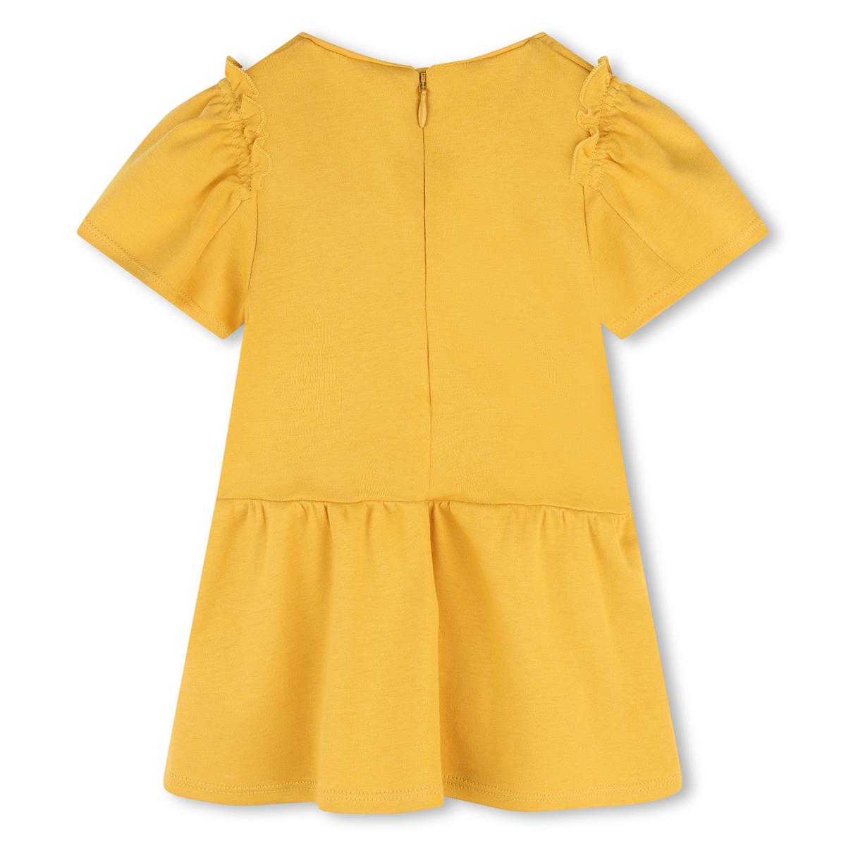 Baby Girls Yellow Cotton Dress
