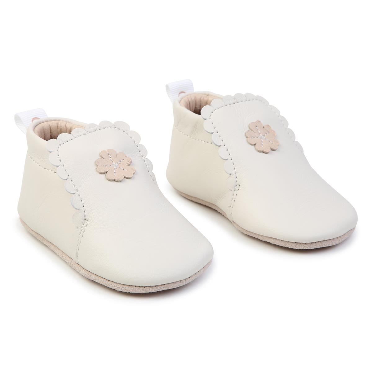 Baby Girls White Flat Shoes