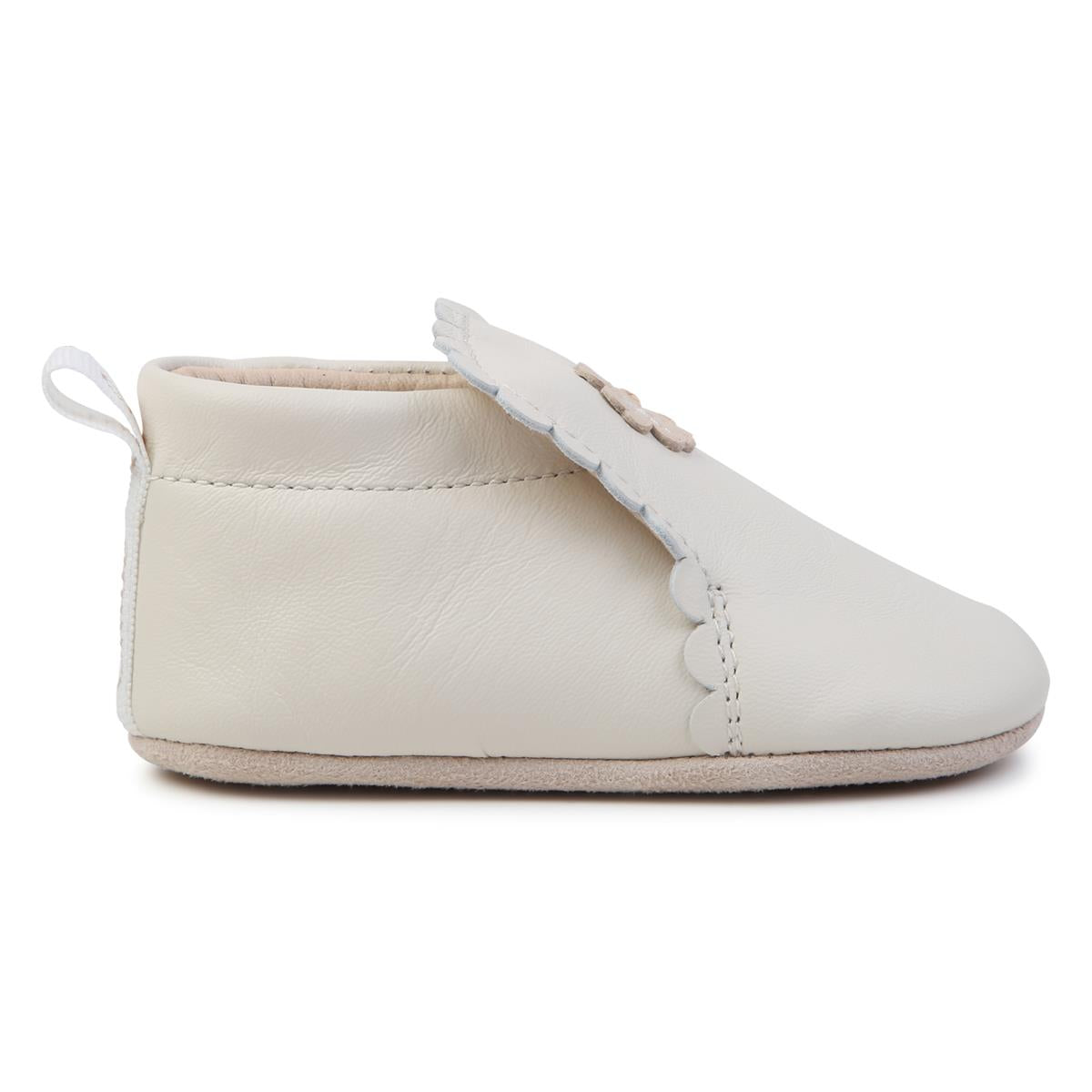 Baby Girls White Flat Shoes