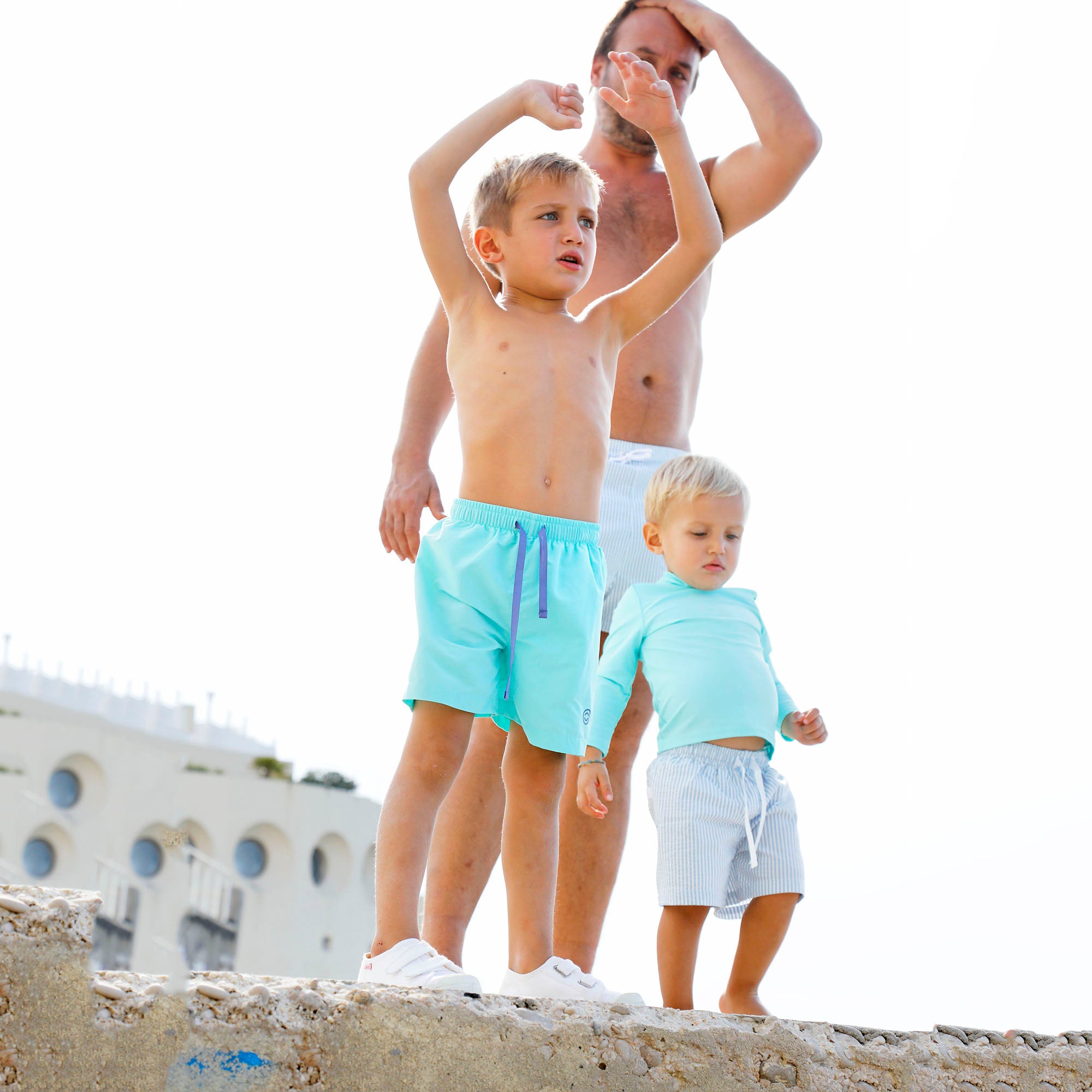 Boys Lake Green Swim Shorts