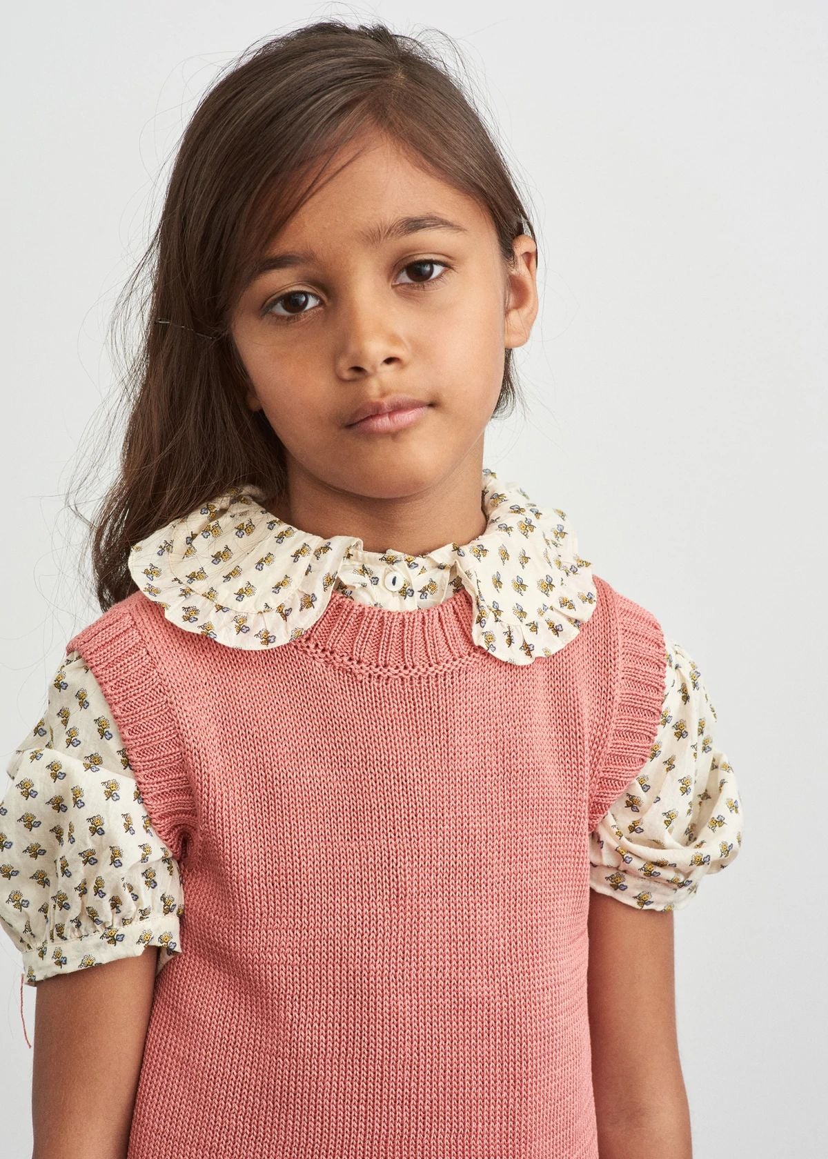 Boys & Girls Pink Cotton Vest