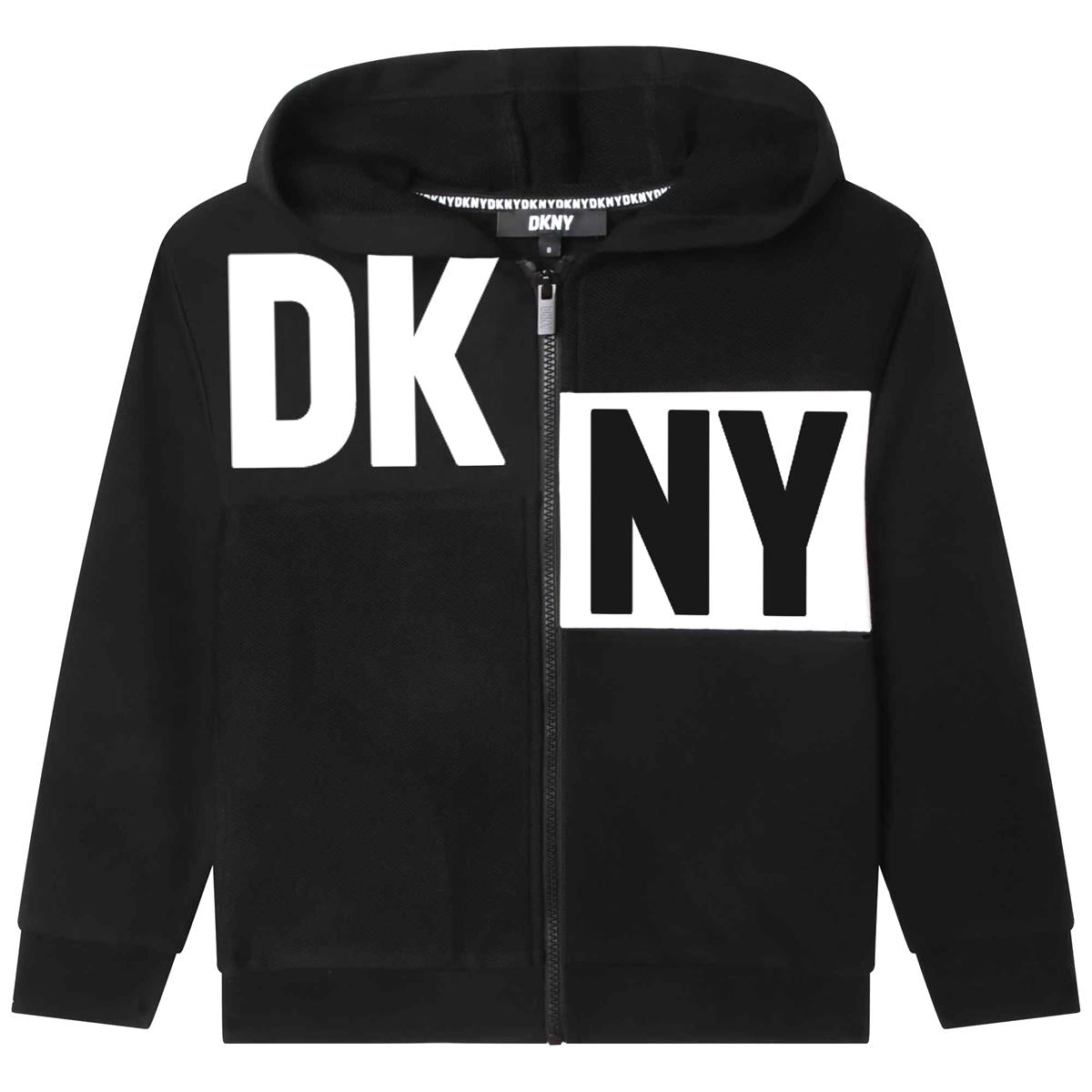Boys & Girls Black Zip-Up Top