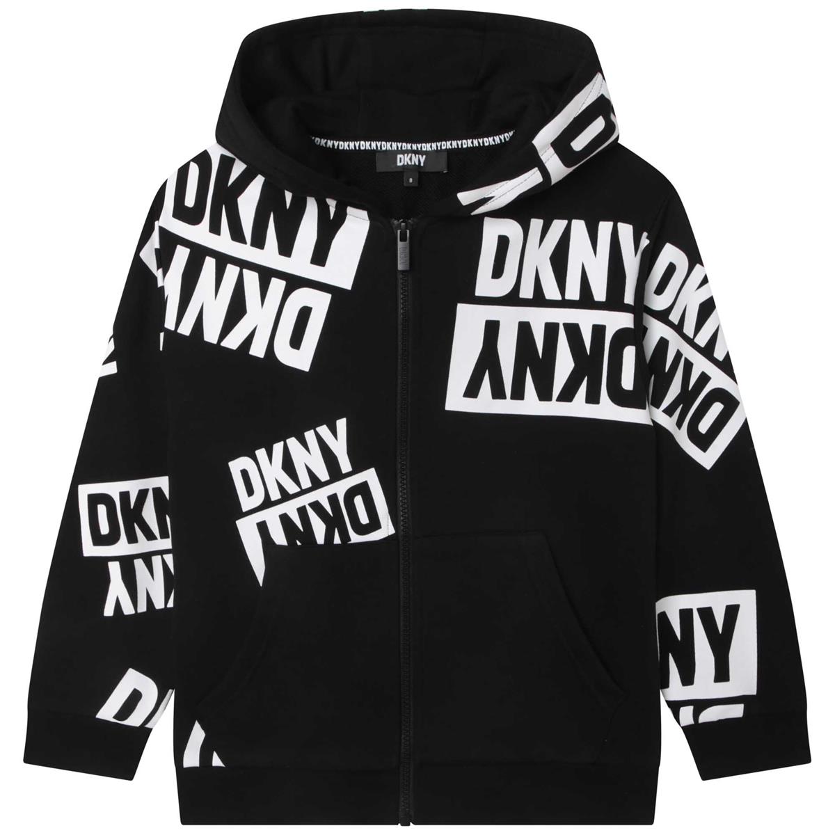 Boys & Girls Black Zip-Up Top