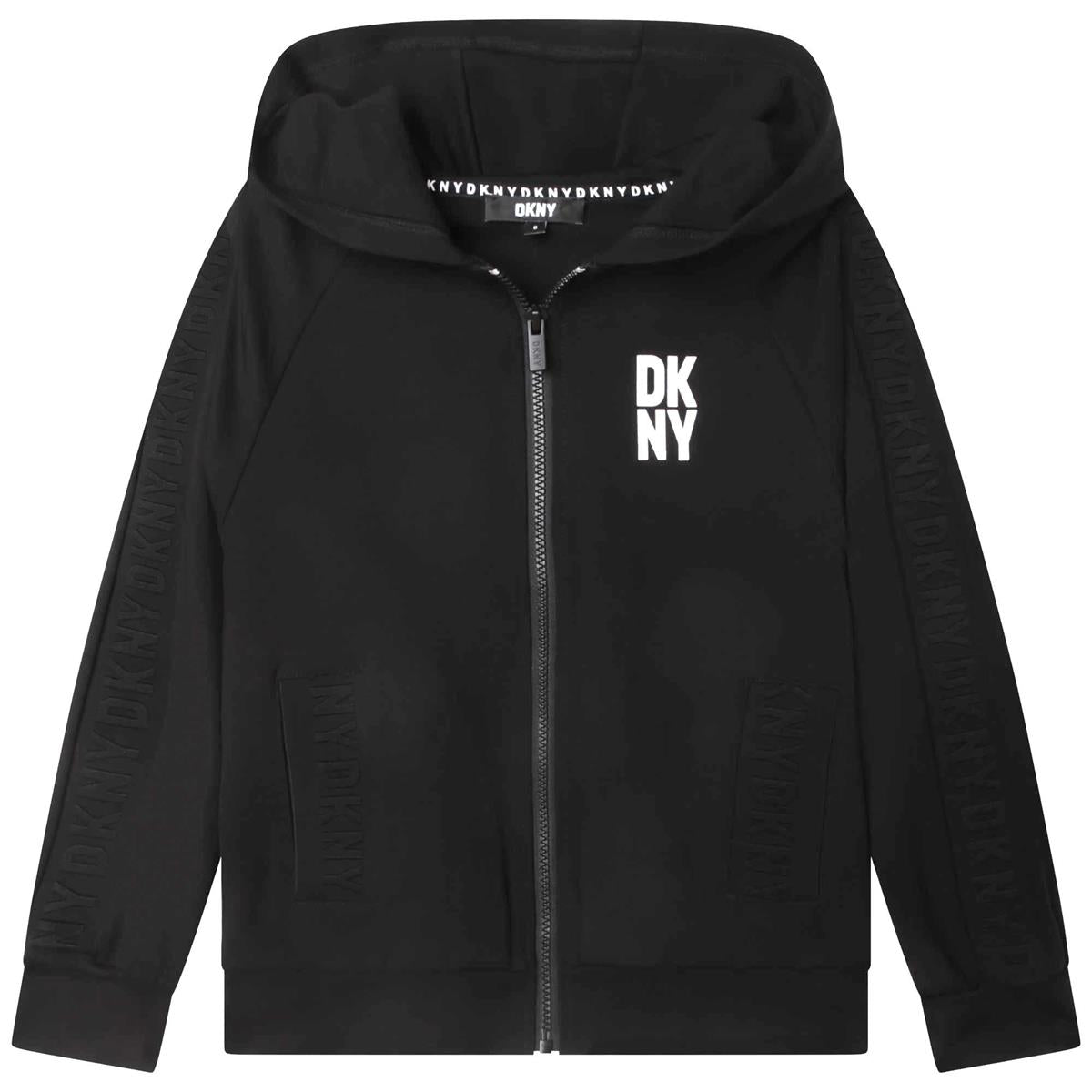 Boys & Girls Black Zip-Up Top