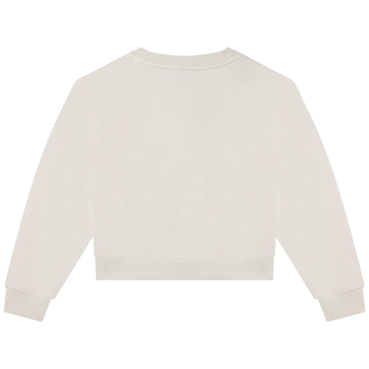 Boys & Girls White Sweatshirts