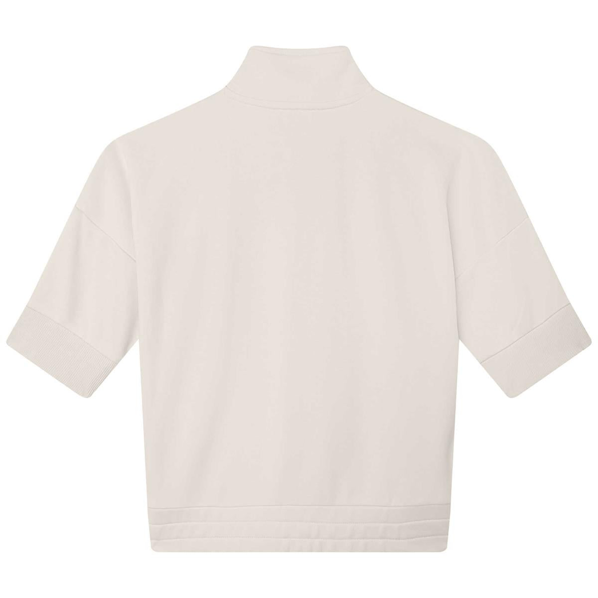 Boys & Girls White Zip-Up Top