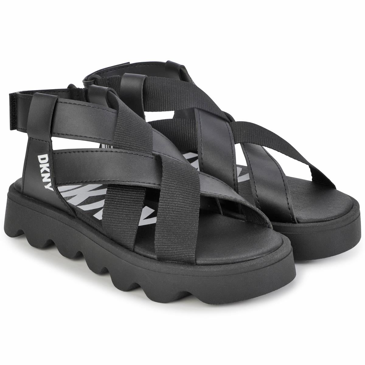 Boys & Girls Black Sandals