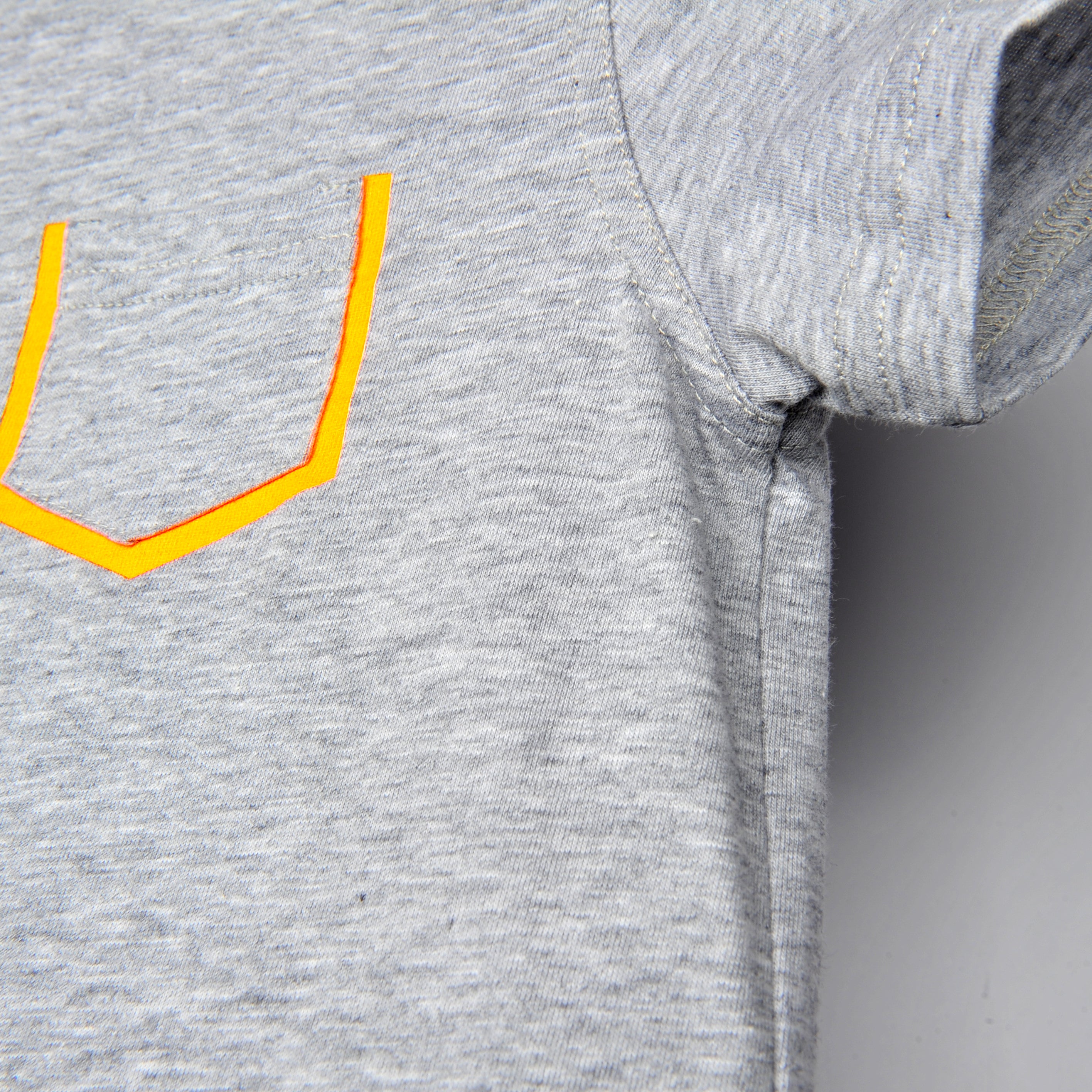 Boys Grey Cotton T-shirt