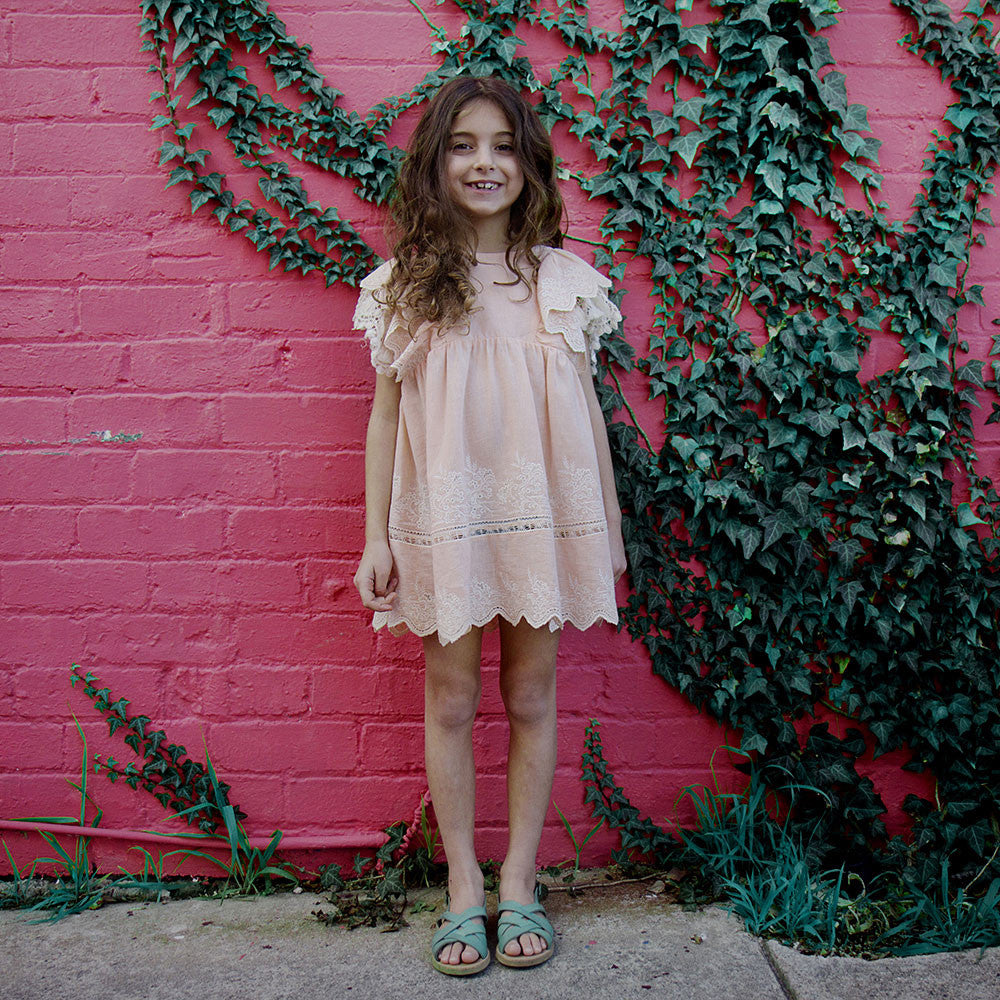 Girls Light Pink "Hermine" Dress