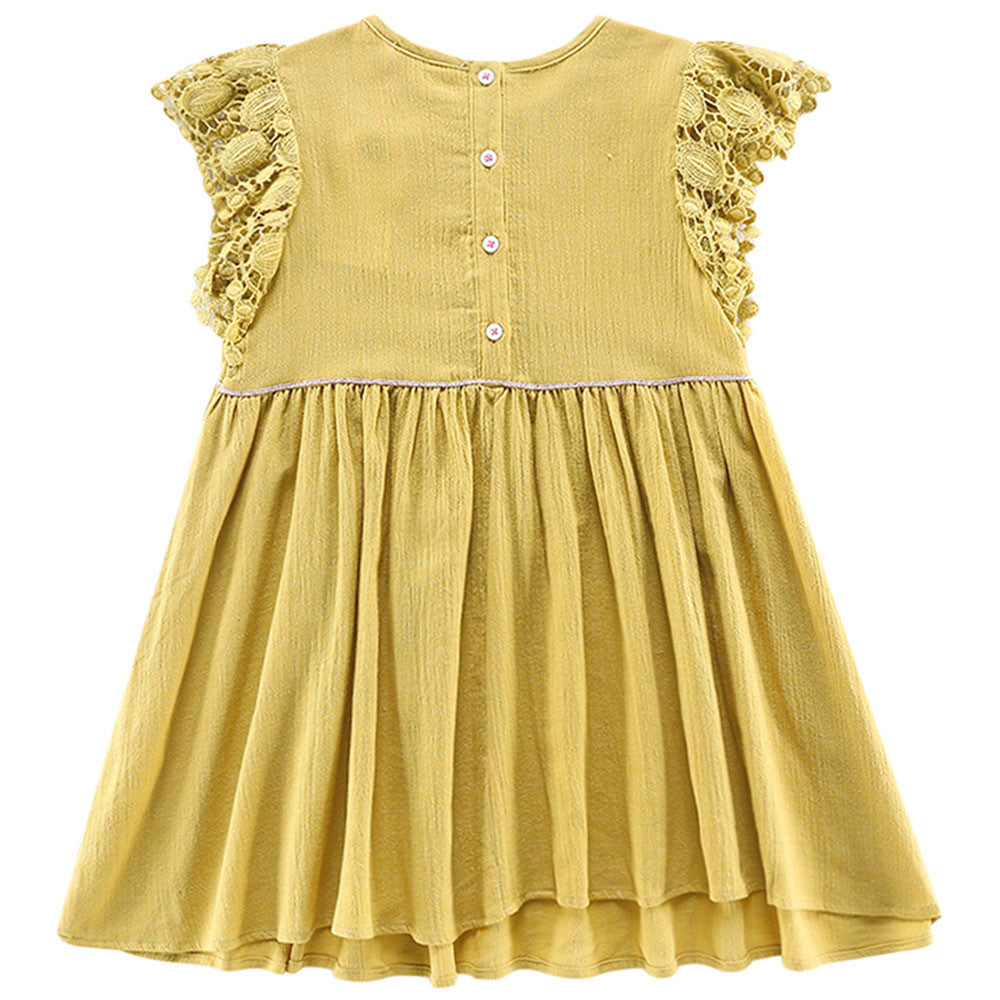 Girls Mustard "Java" Dress