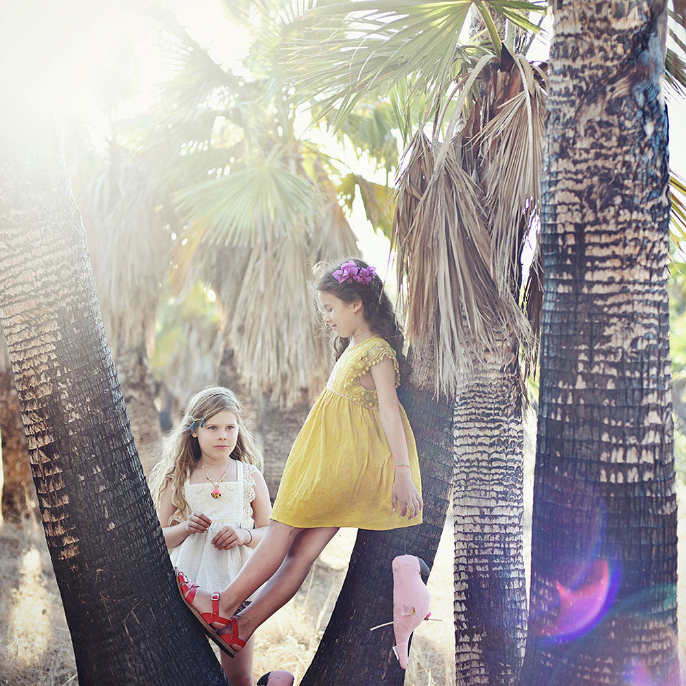 Girls Mustard "Java" Dress