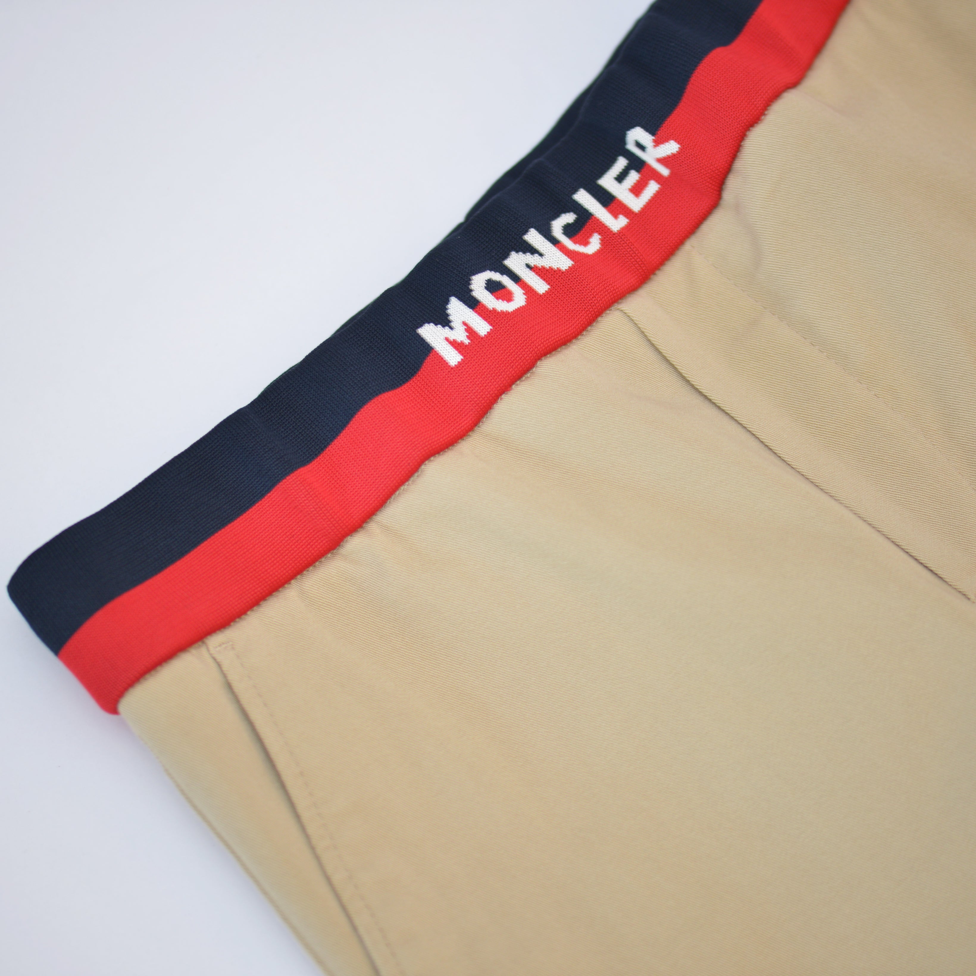 Boys Khaki Logo Shorts