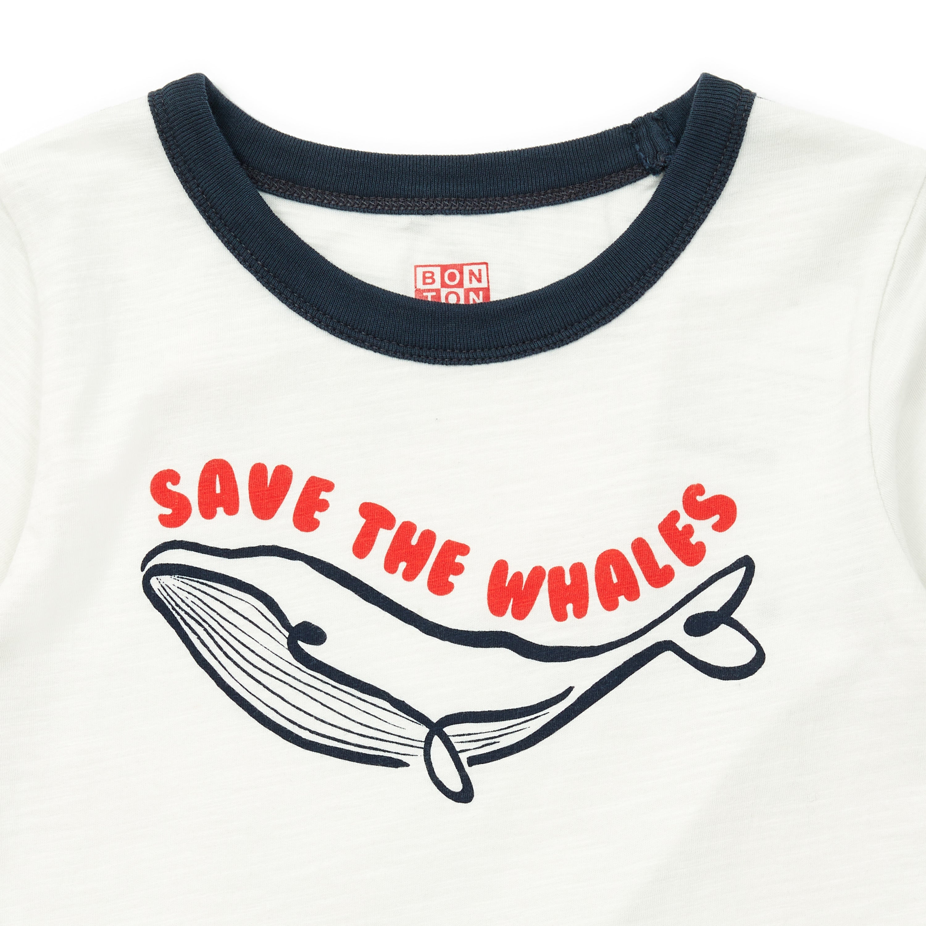 Boys White Logo Cotton T-shirt