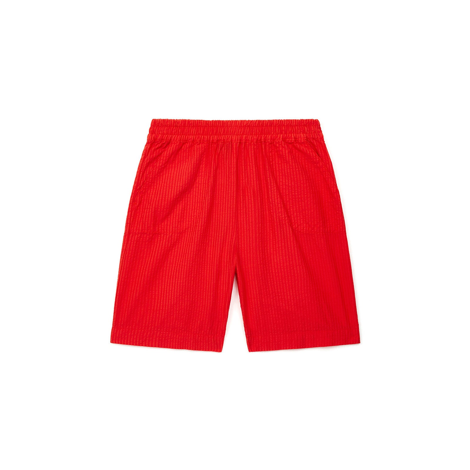 Boys & Girls Red Cotton Short