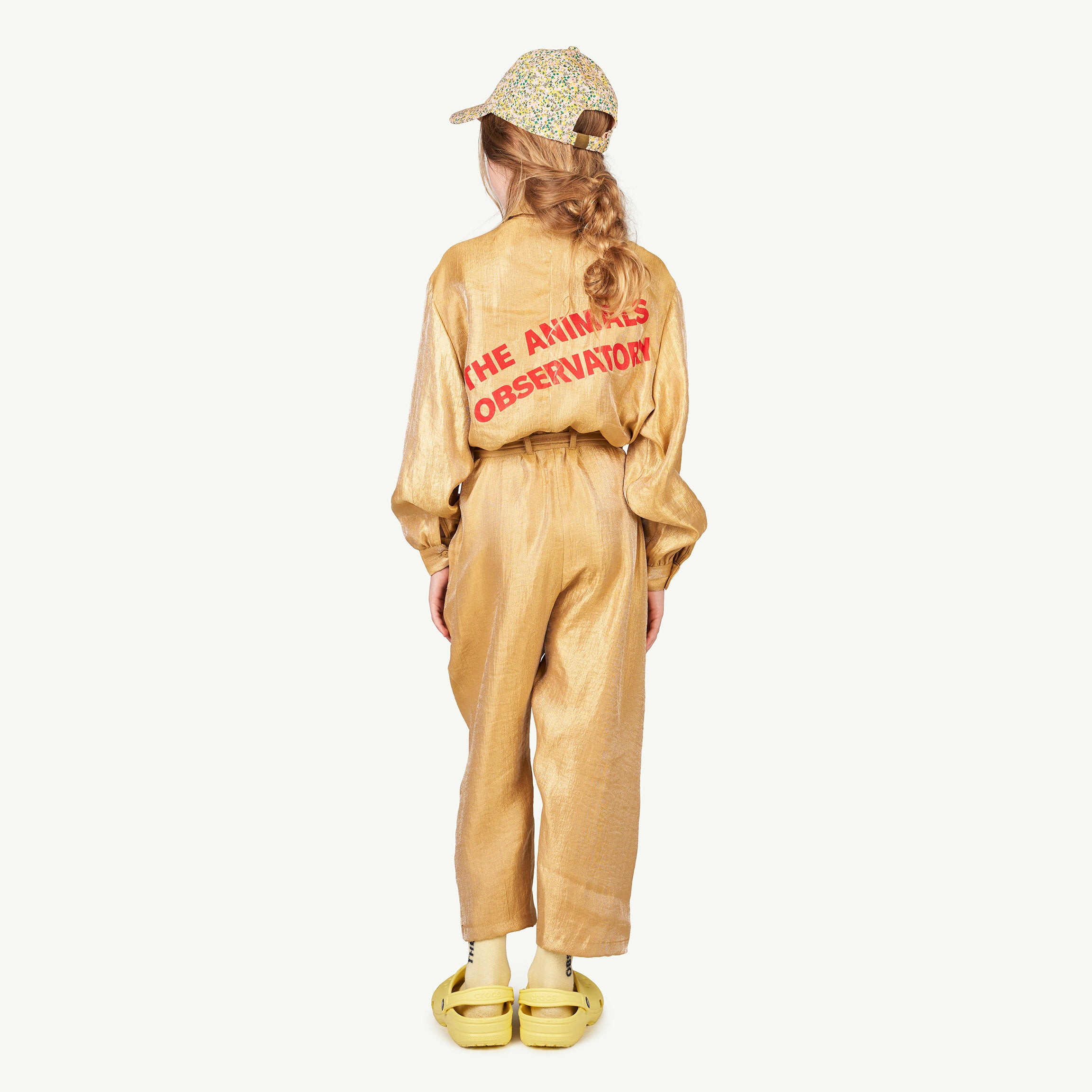 Boys & Girls Gold Logo Trousers