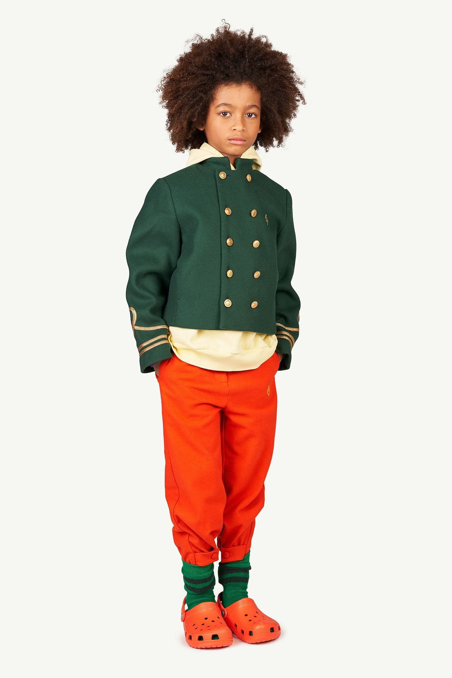 Boys & Girls Green Cotton Socks