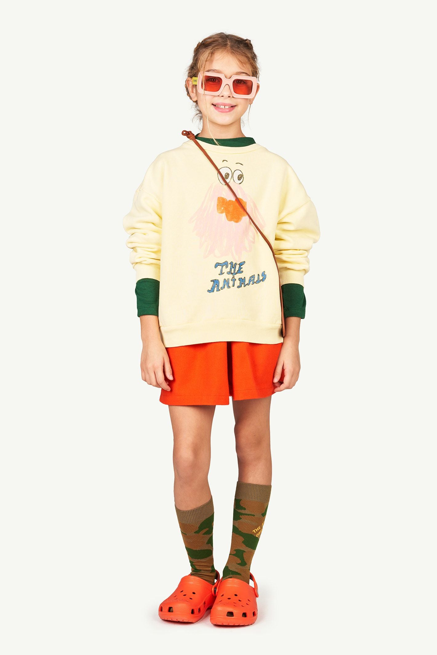 Boys & Girls Military Green Cotton Socks