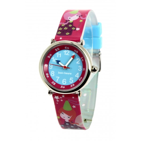 Montre rose Ferries pour filles (4-7 ans)